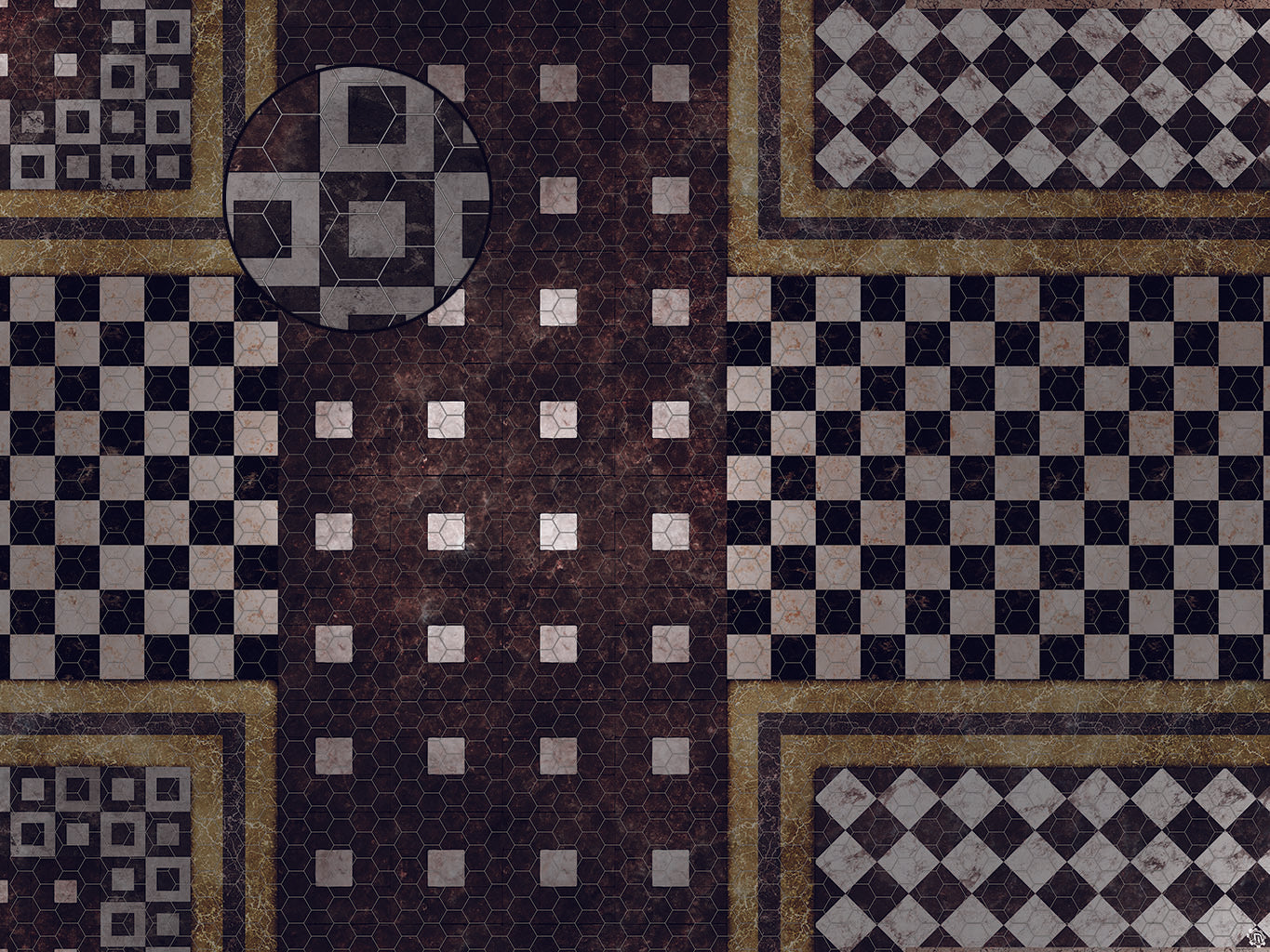 Mats by Mars: Manor Hall Tabletop Wargaming Play Mat