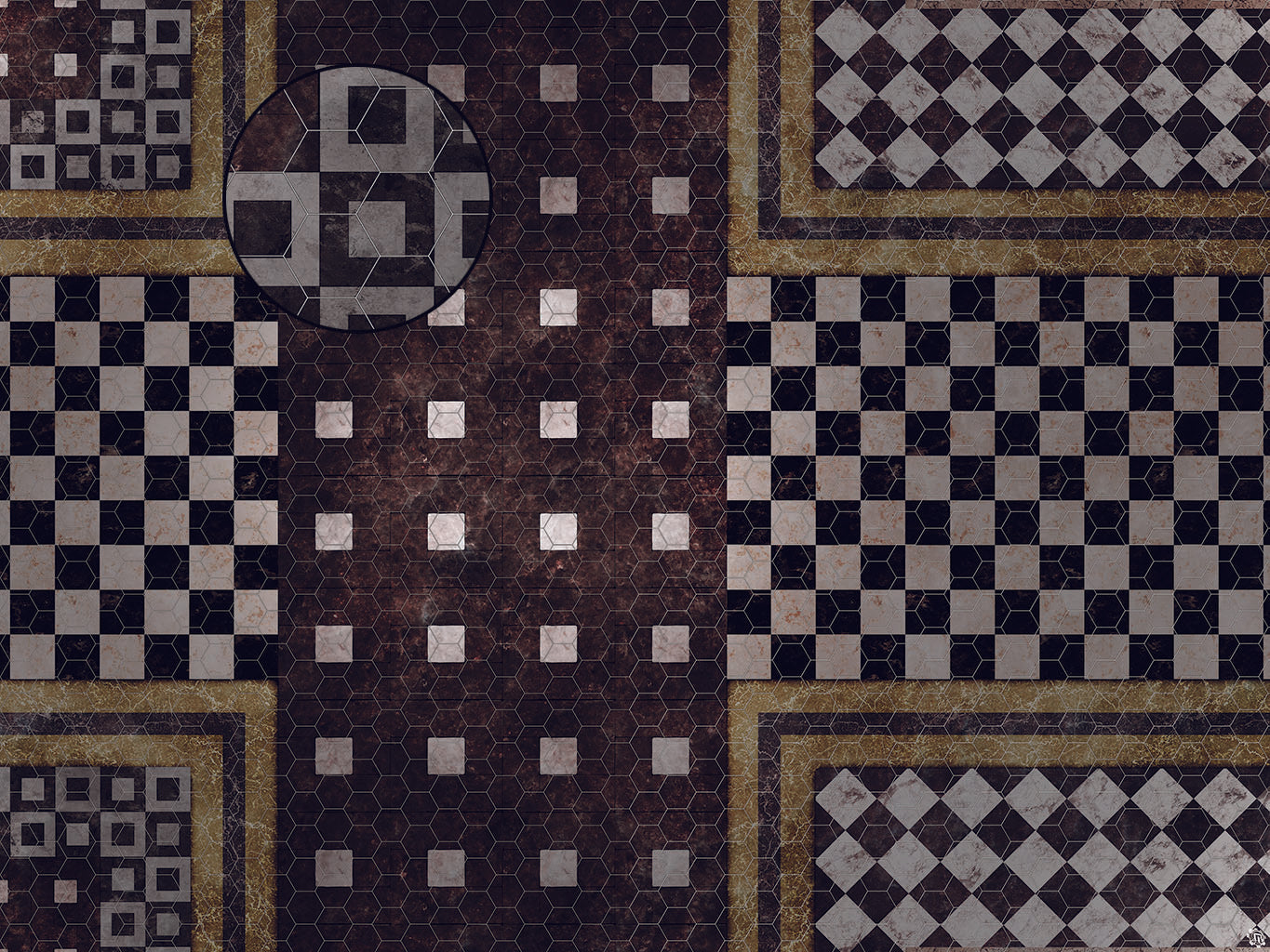 Mats by Mars: Manor Hall Tabletop Wargaming Play Mat