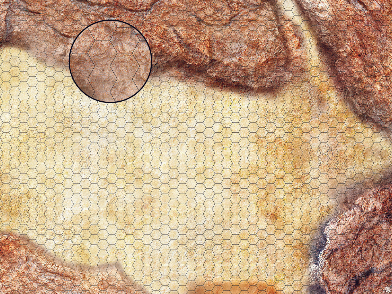 Mats by Mars: Desert Canyon Tabletop Wargaming Play Mat