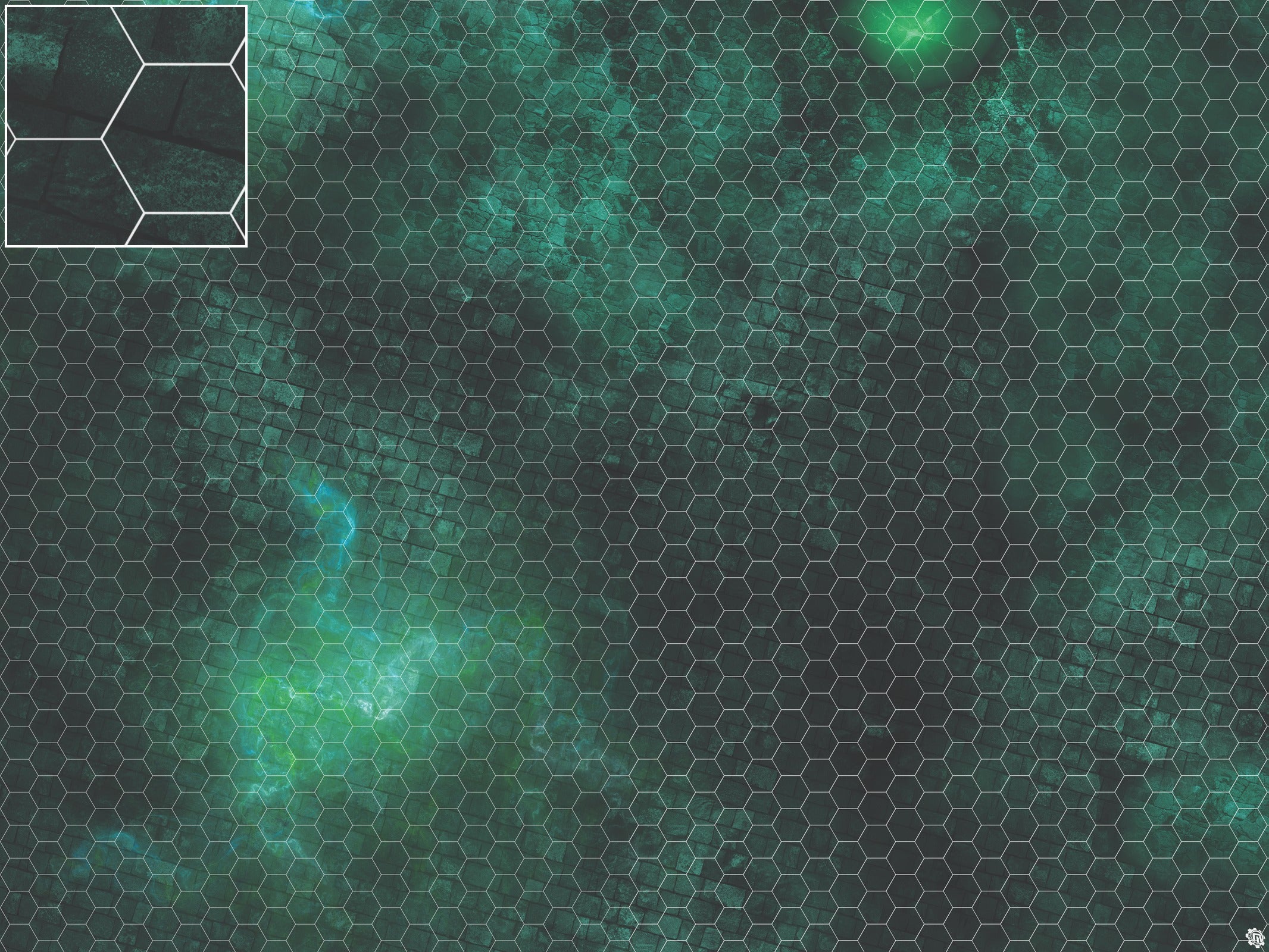 Mats by Mars: Noxious Sewer Tabletop Wargaming Play Mat
