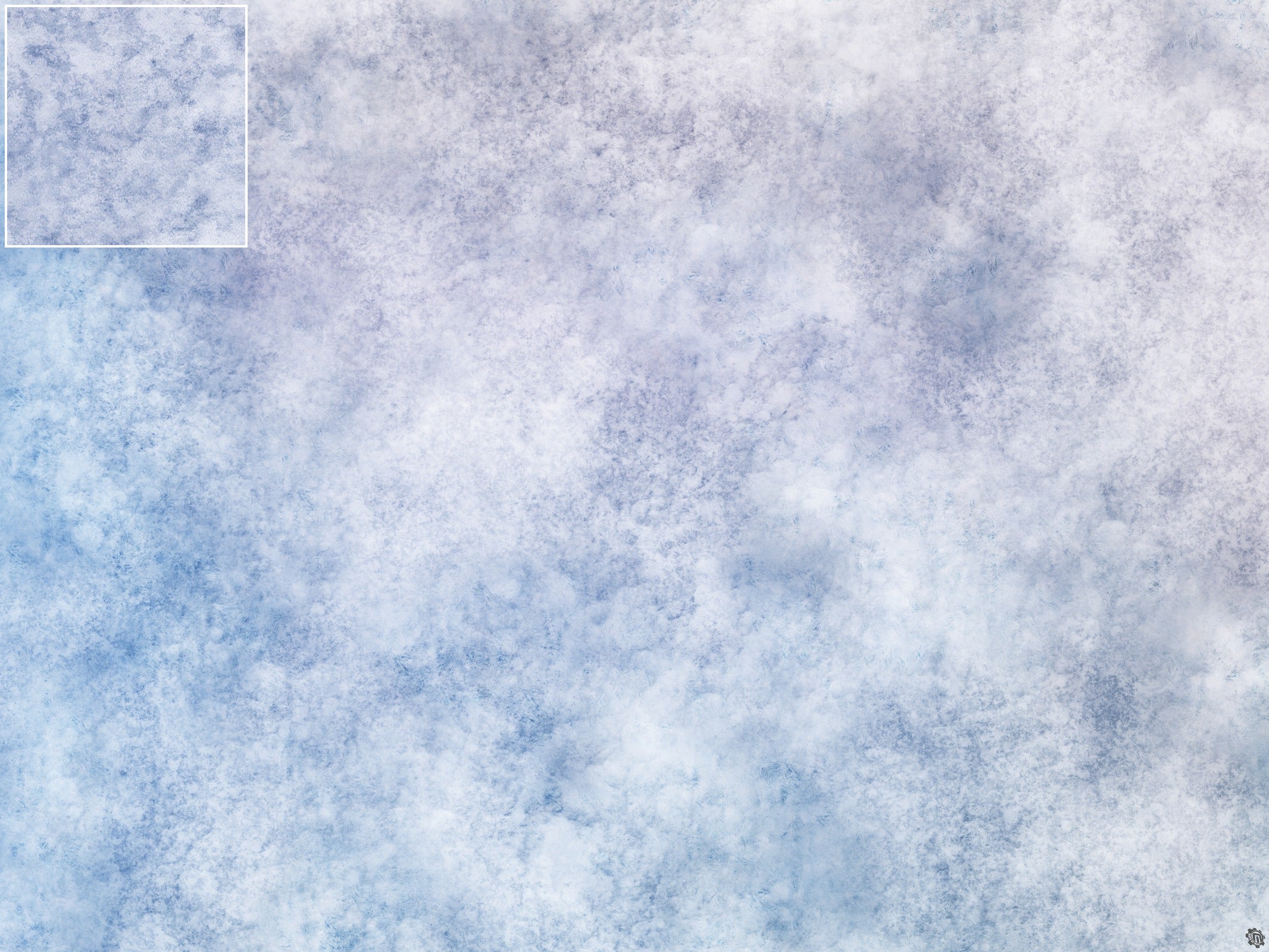 Mats by Mars: Glacial Plain Tabletop Wargaming Play Mat
