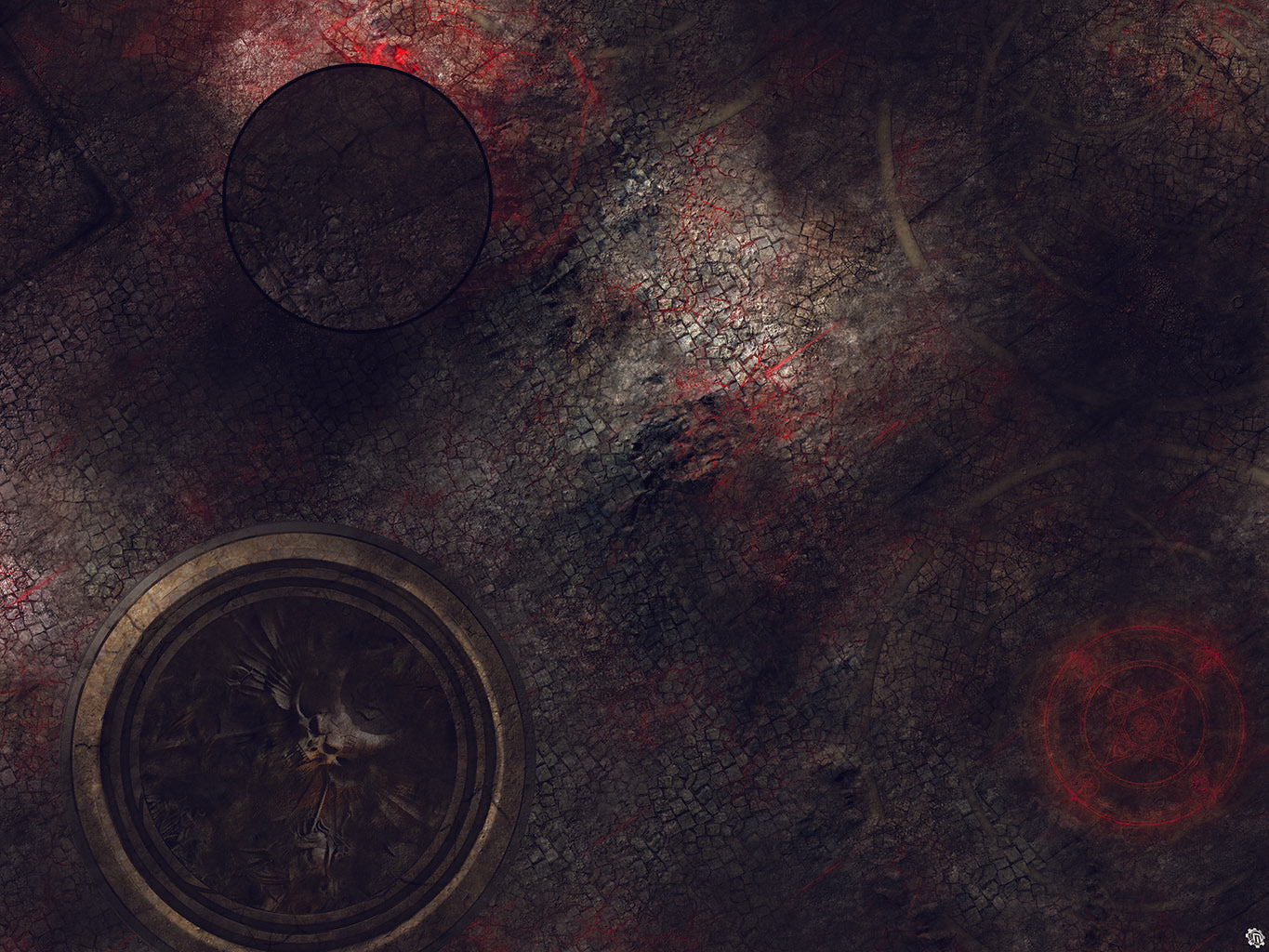 Mats by Mars: Unholy Warren Wargaming Play Mat