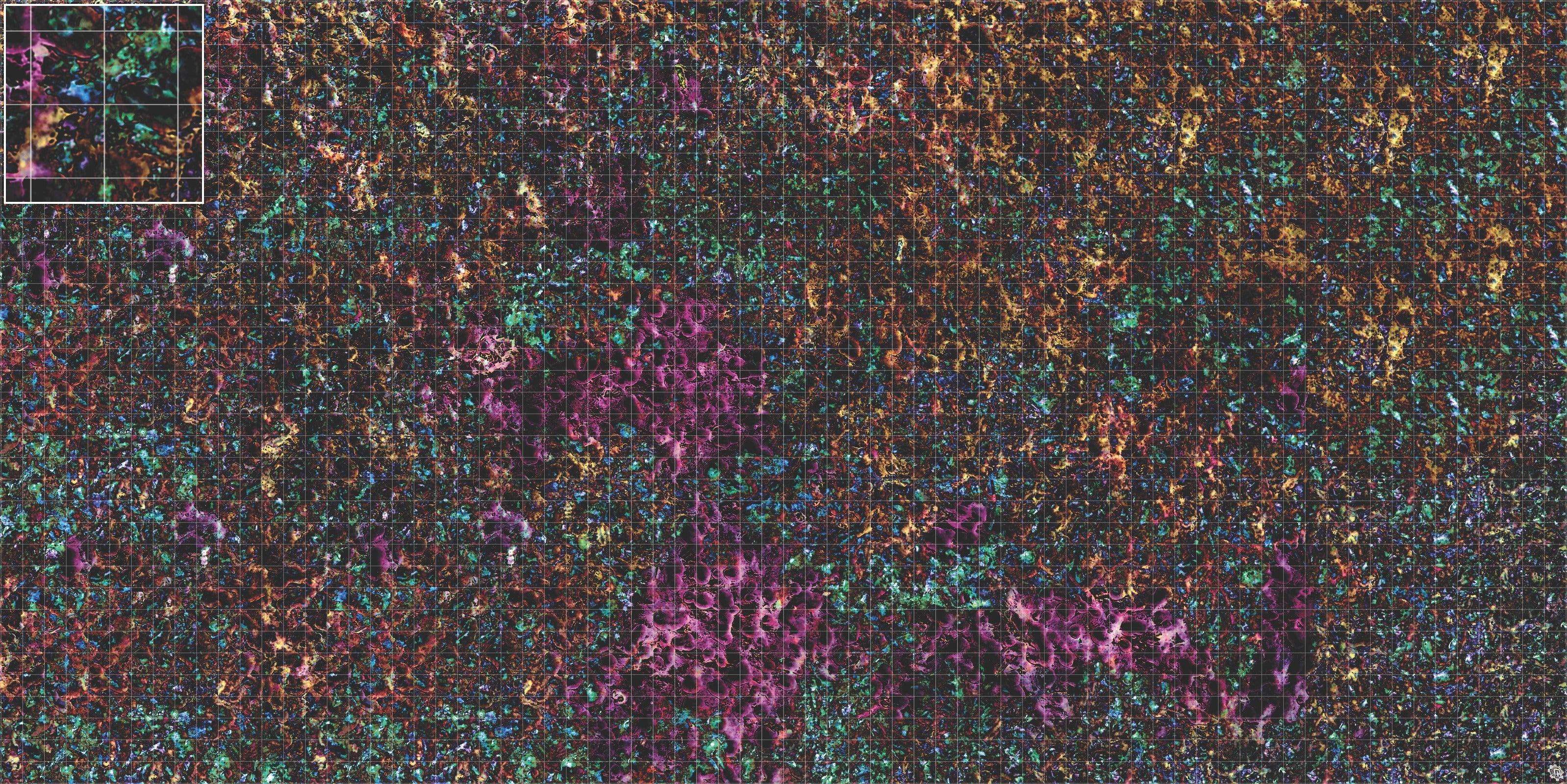 Mats by Mars: Mushroom Forest Tabletop Wargaming Play Mat