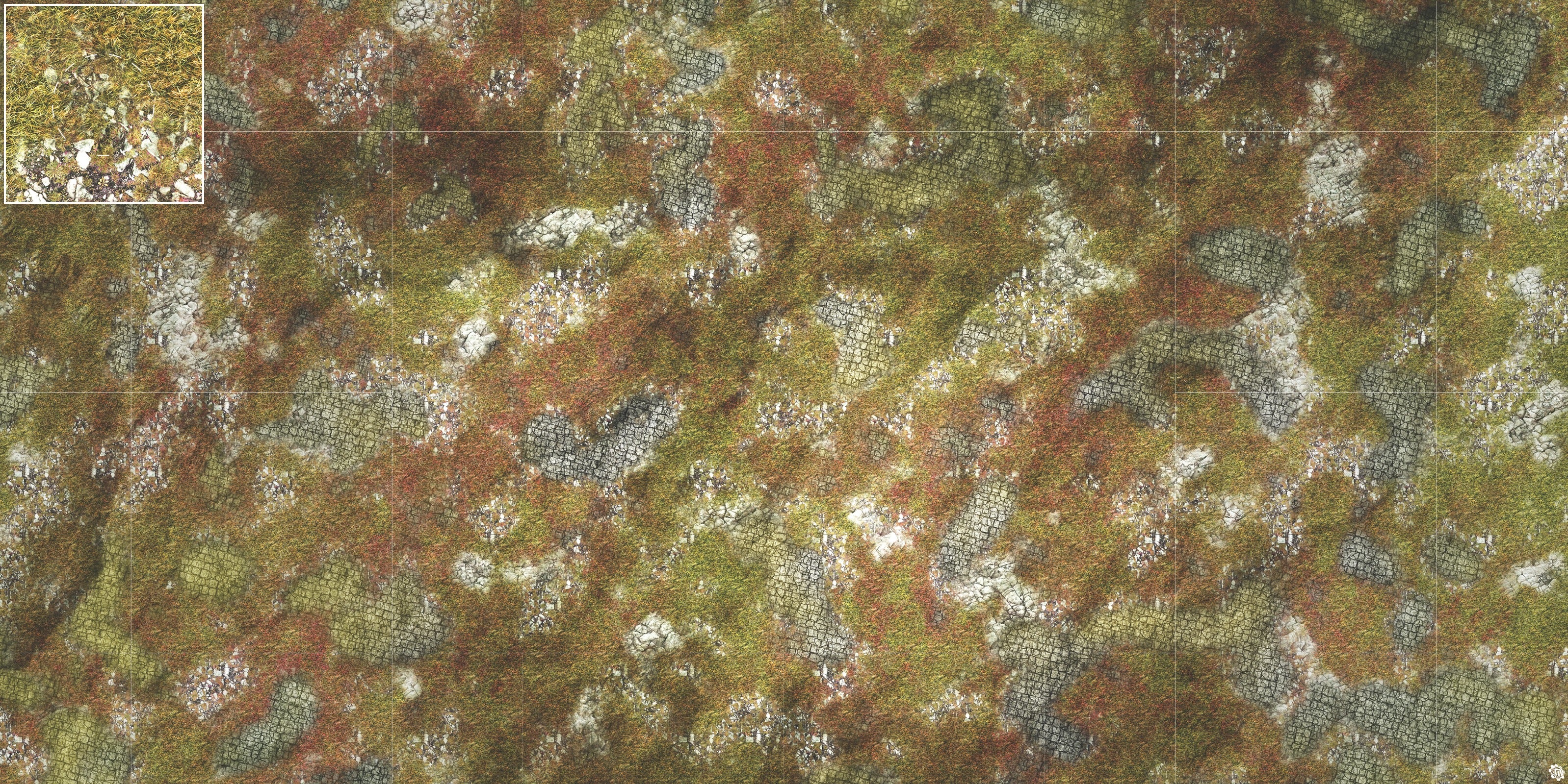 Mats by Mars: Abandoned City Tabletop Wargaming Play Mat