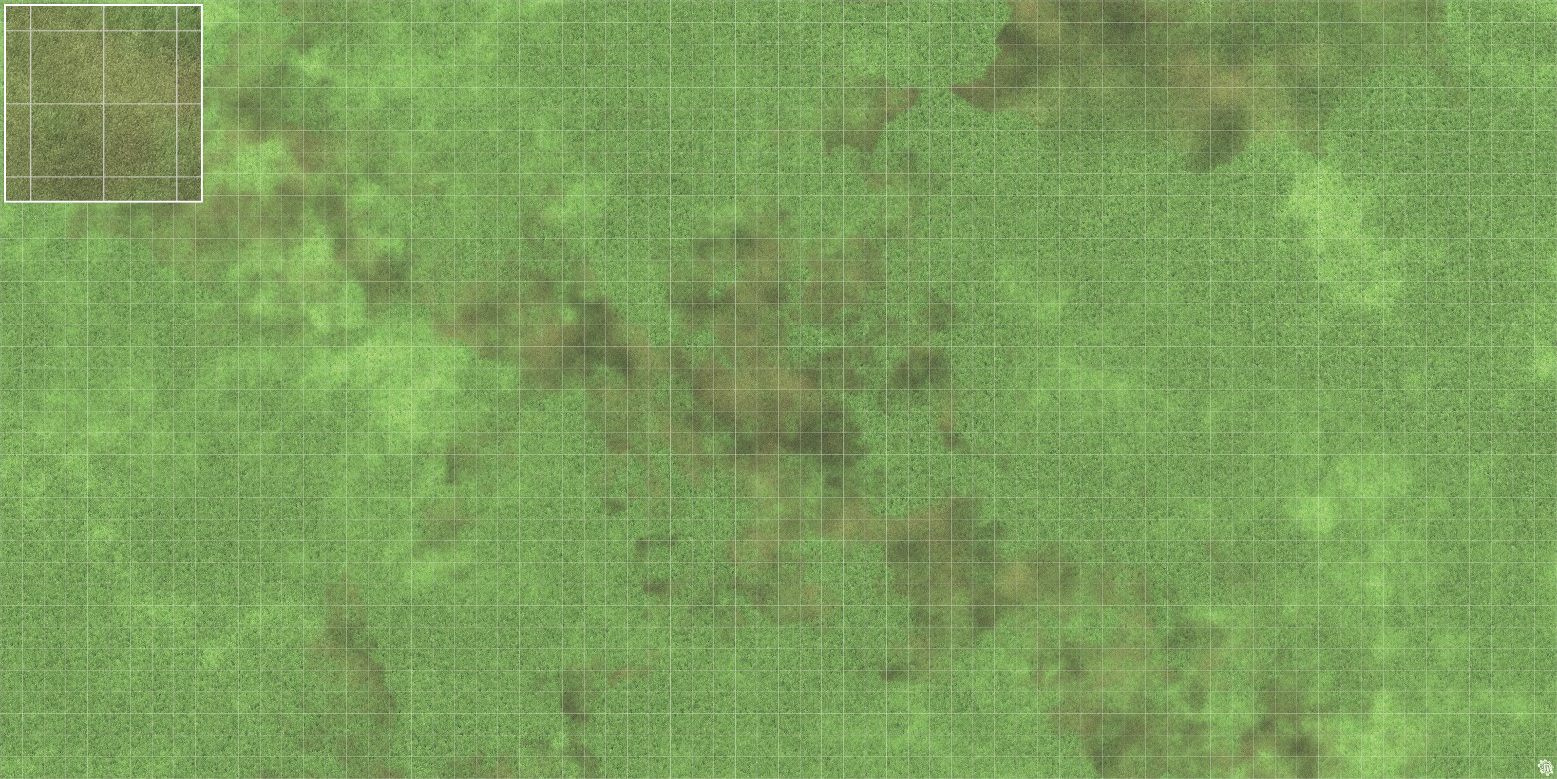 Mats by Mars: Verdant Fields Tabletop Wargaming Play Mat