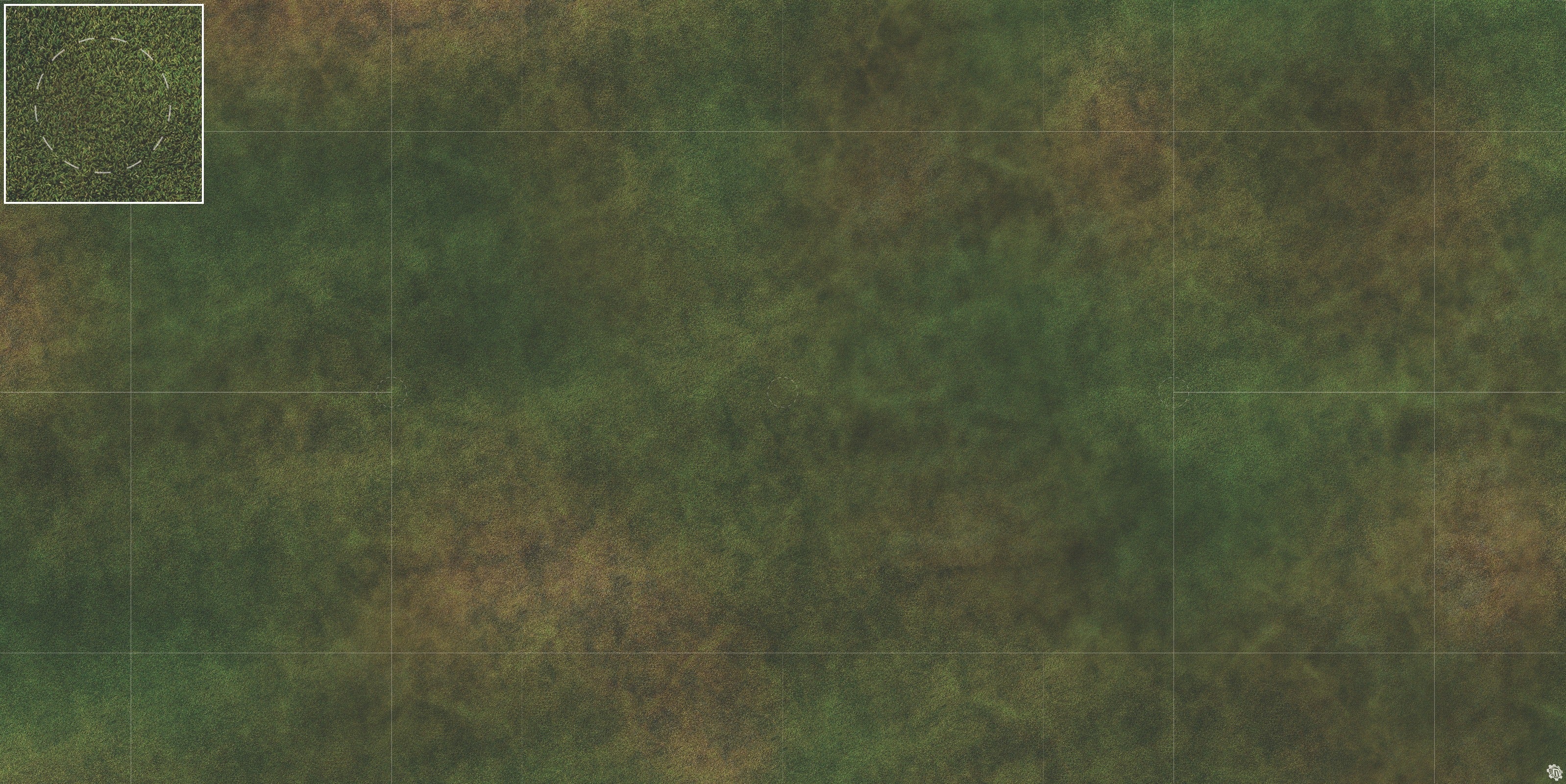 Mats by Mars: Green Meadow Tabletop Wargaming Play Mat