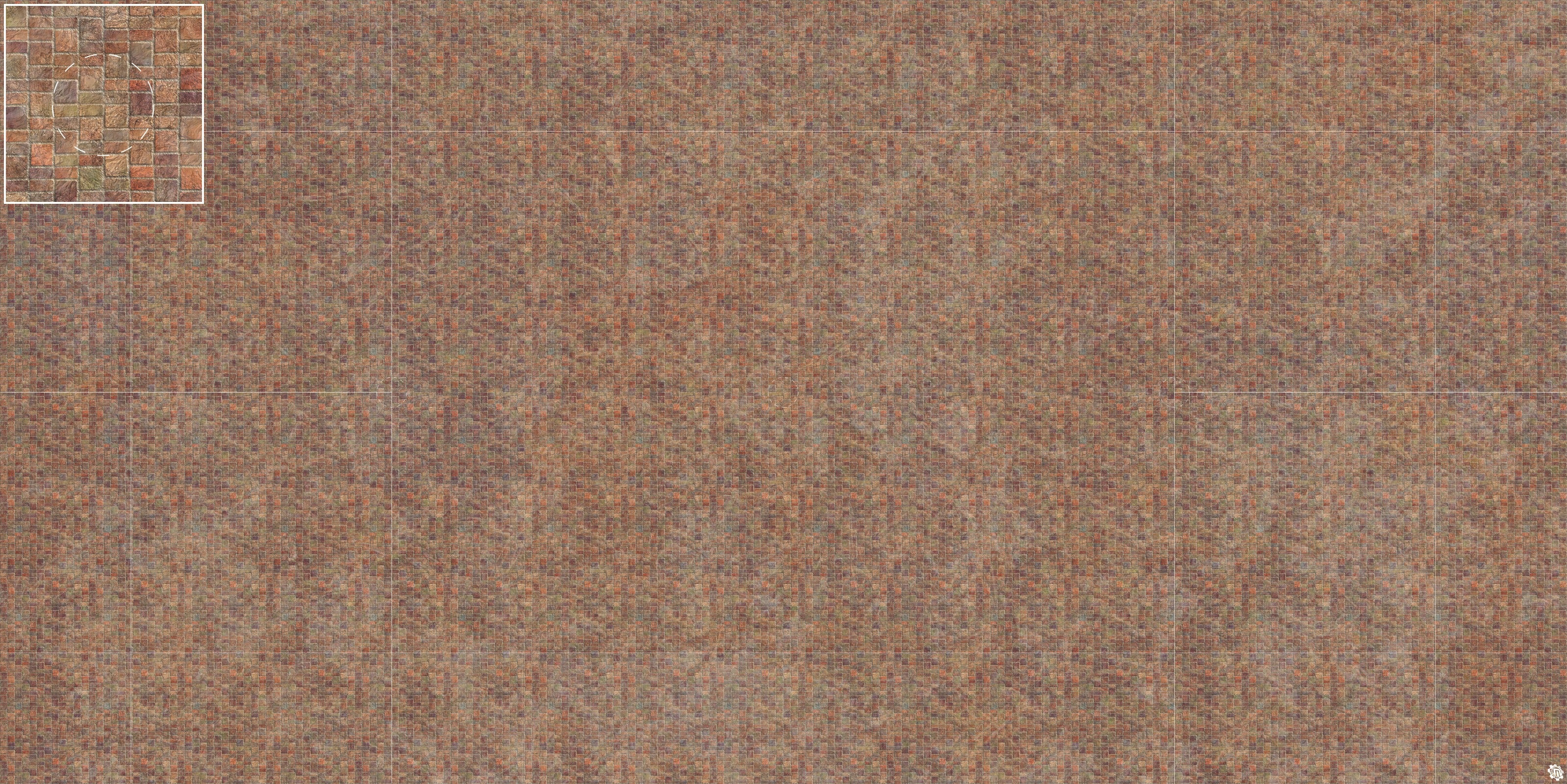 Mats by Mars: Sett in Stone (Red) Tabletop Wargaming Play Mat