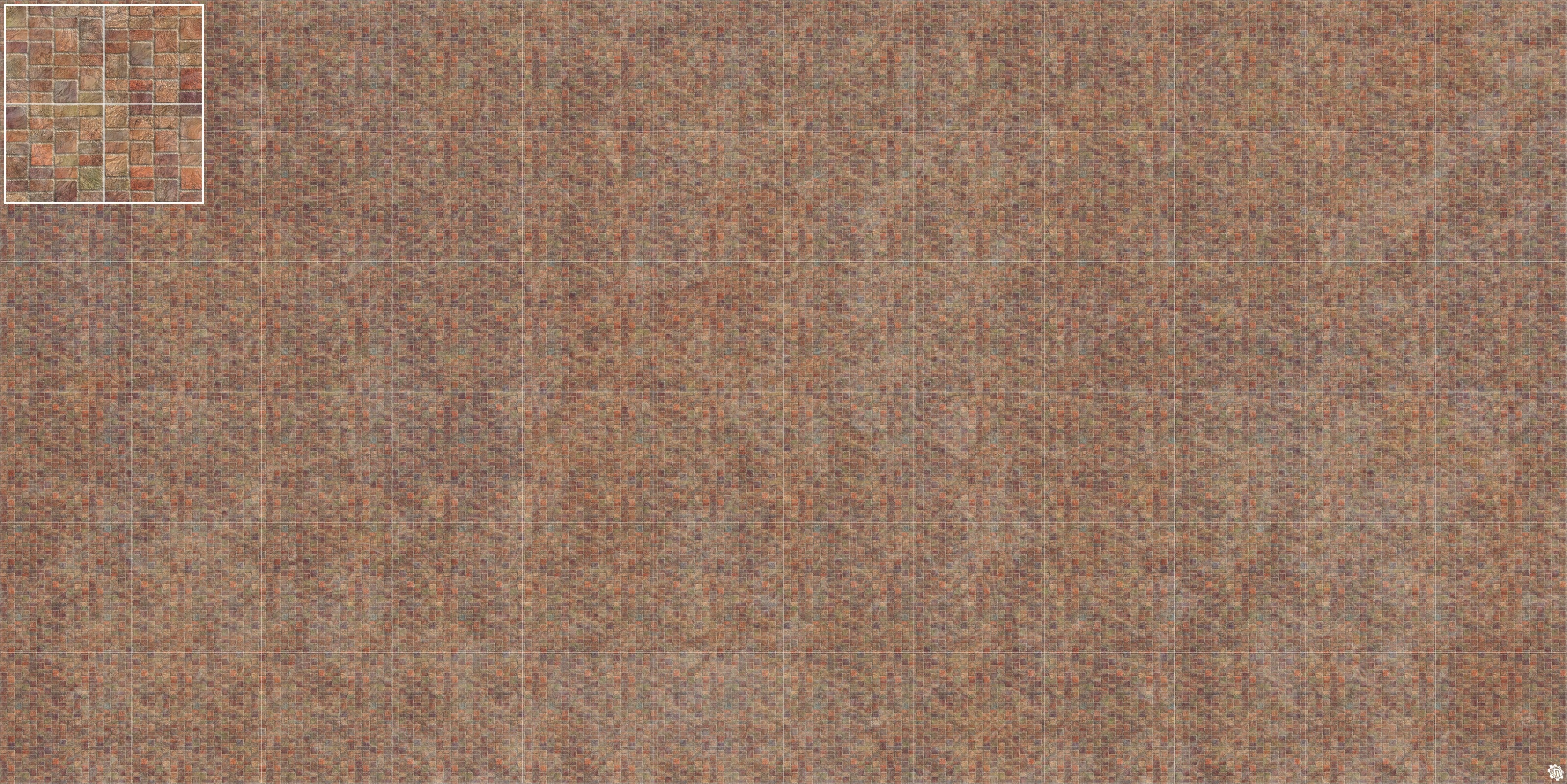 Mats by Mars: Sett in Stone (Red) Tabletop Wargaming Play Mat