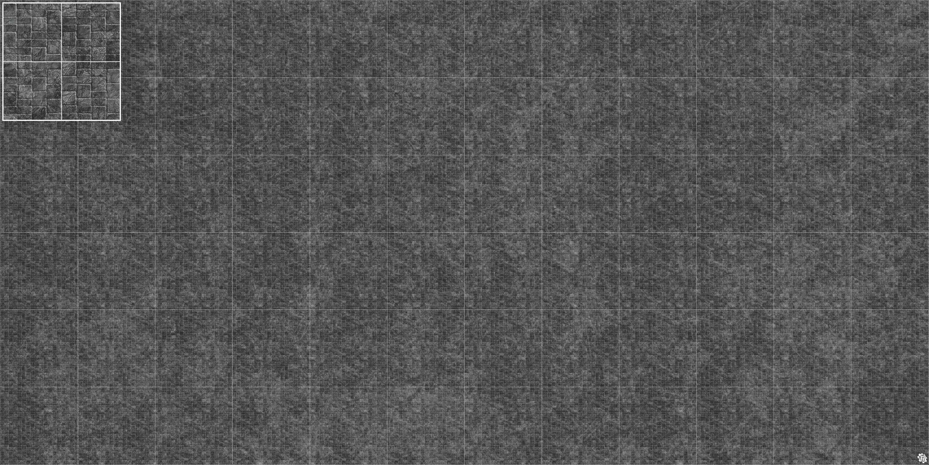 Mats by Mars: Sett in Stone (Grey) Tabletop Wargaming Play Mat