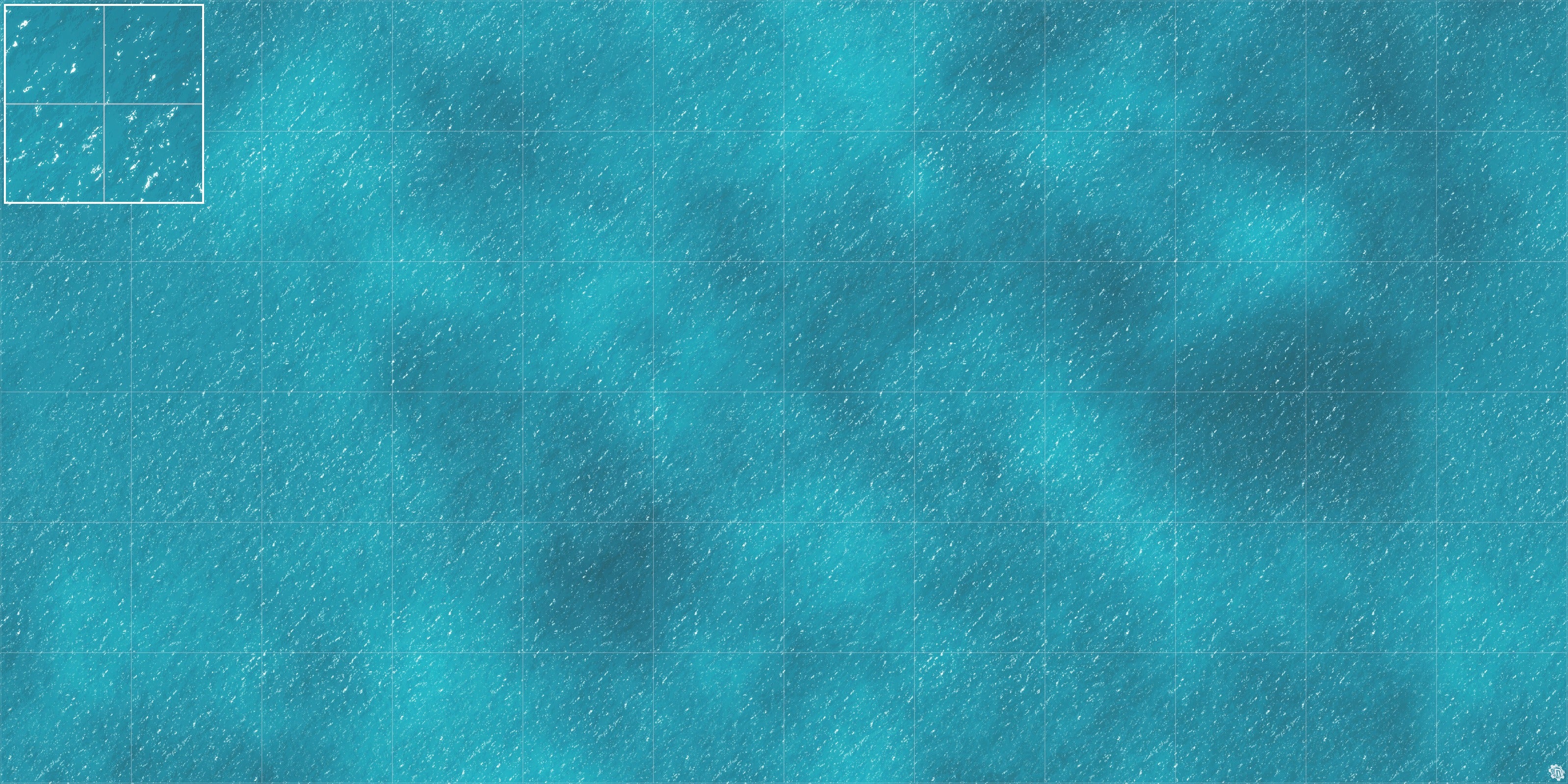 Mats by Mars: Sunny Caribbean Tabletop Wargaming Play Mat