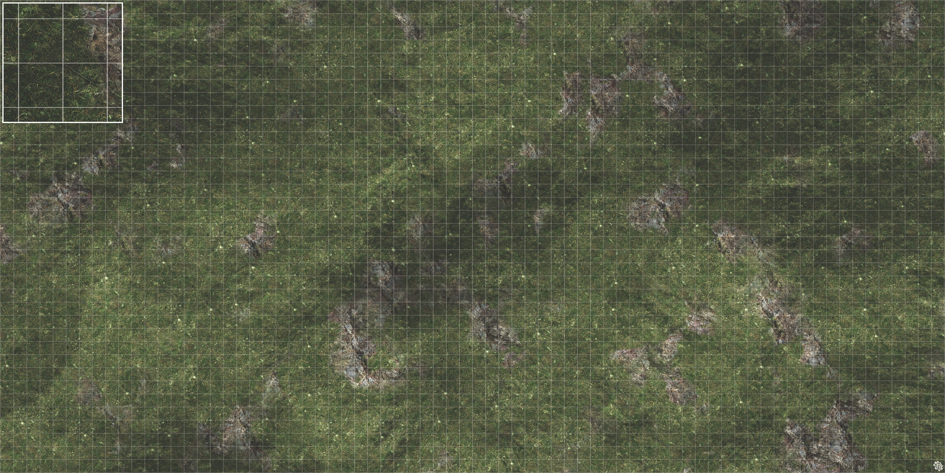 Mats by Mars: Green Hills Tabletop Wargaming Play Mat