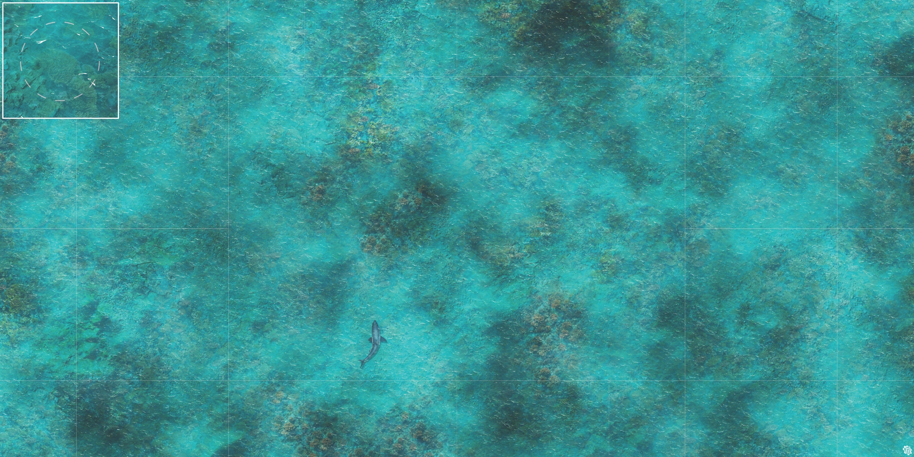 Mats by Mars: Coral Cove Tabletop Wargaming Play Mat