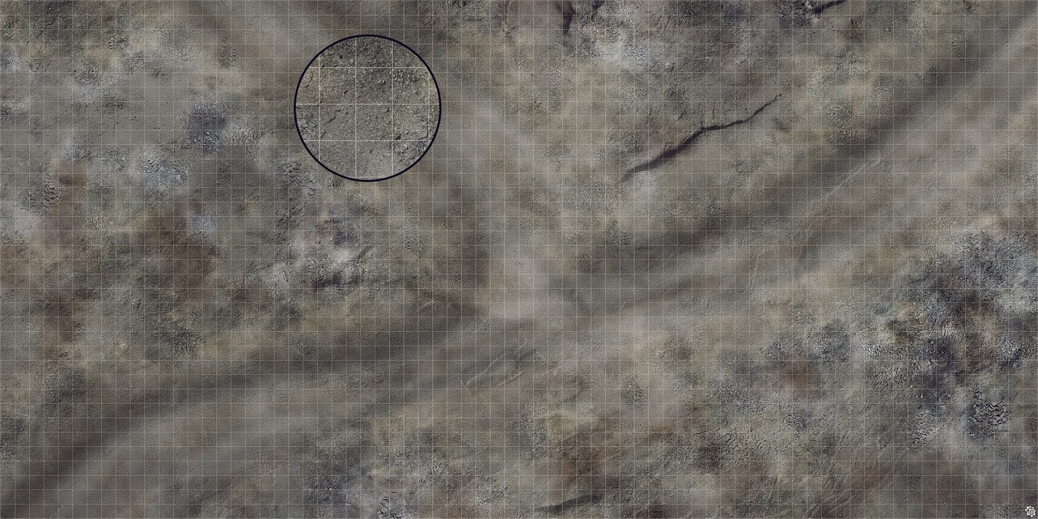 Mats by Mars: Ashen Wastes Tabletop Wargaming Play Mat