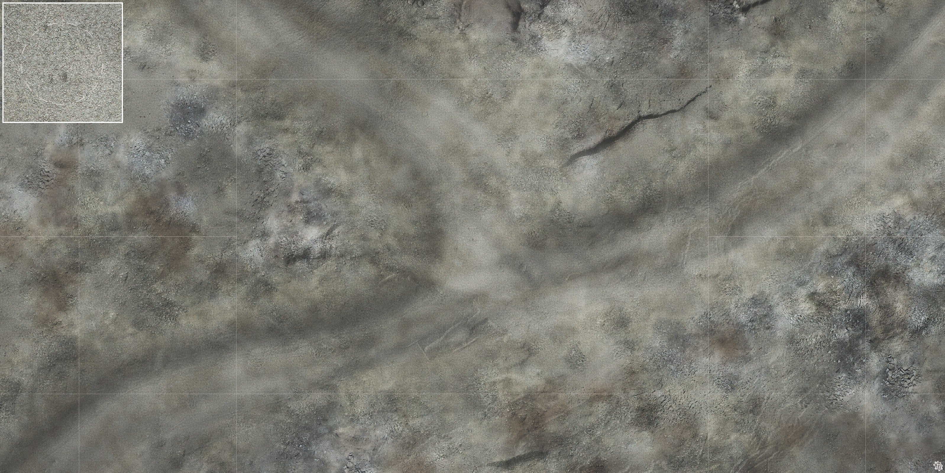 Mats by Mars: Ashen Wastes Tabletop Wargaming Play Mat