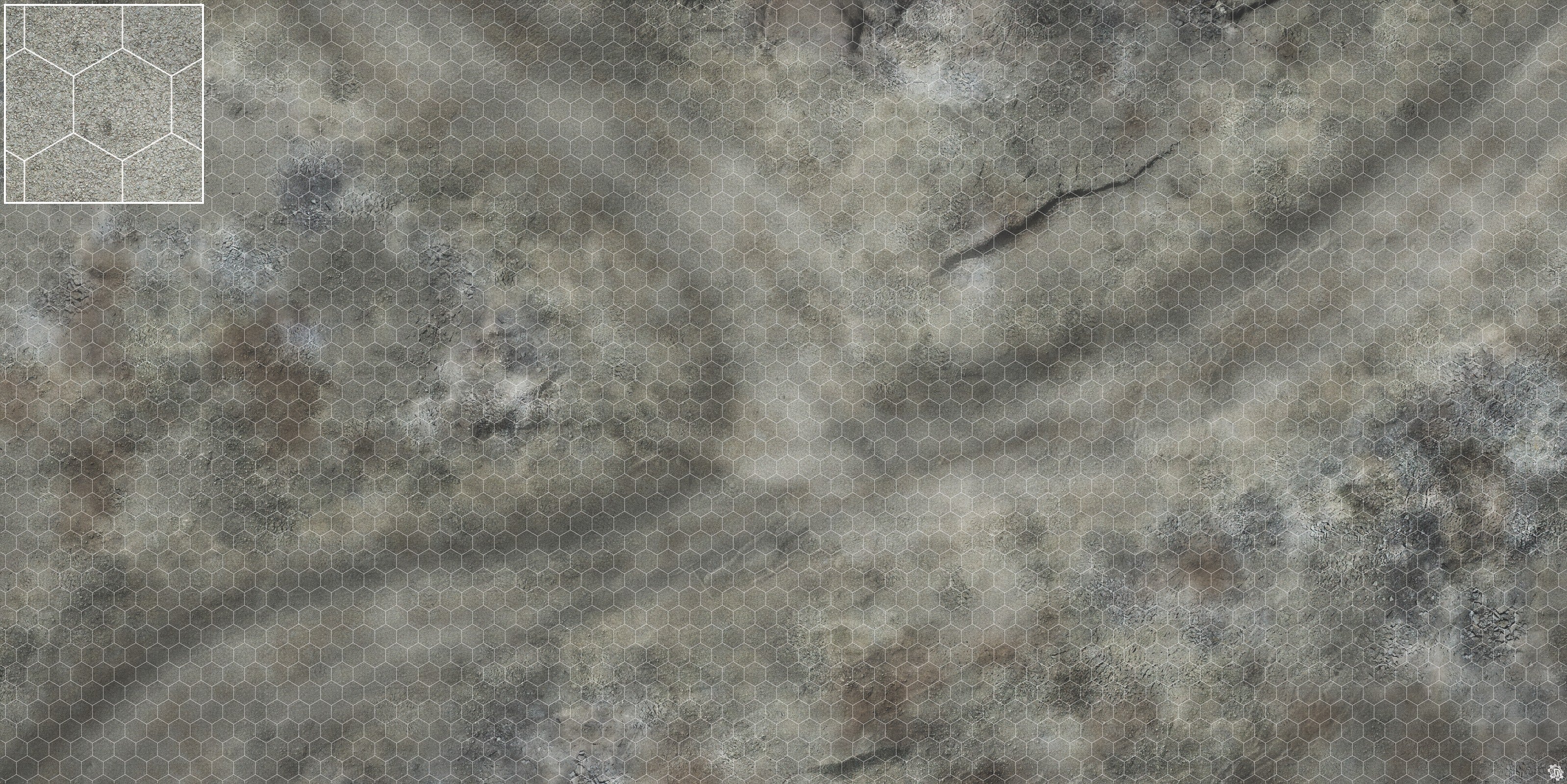 Mats by Mars: Ashen Wastes Tabletop Wargaming Play Mat