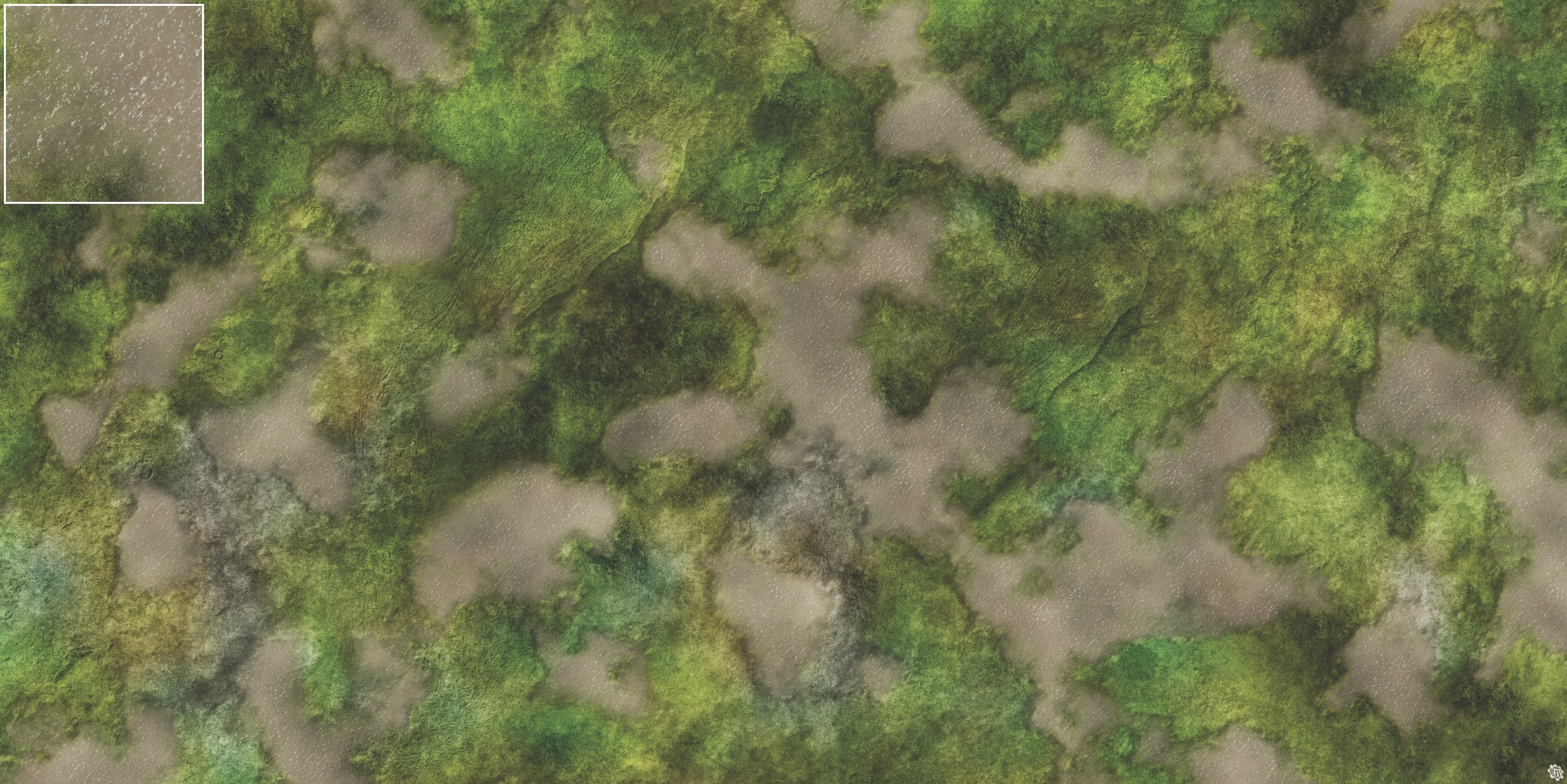 Mats by Mars: Bayou Country Tabletop Wargaming Play Mat