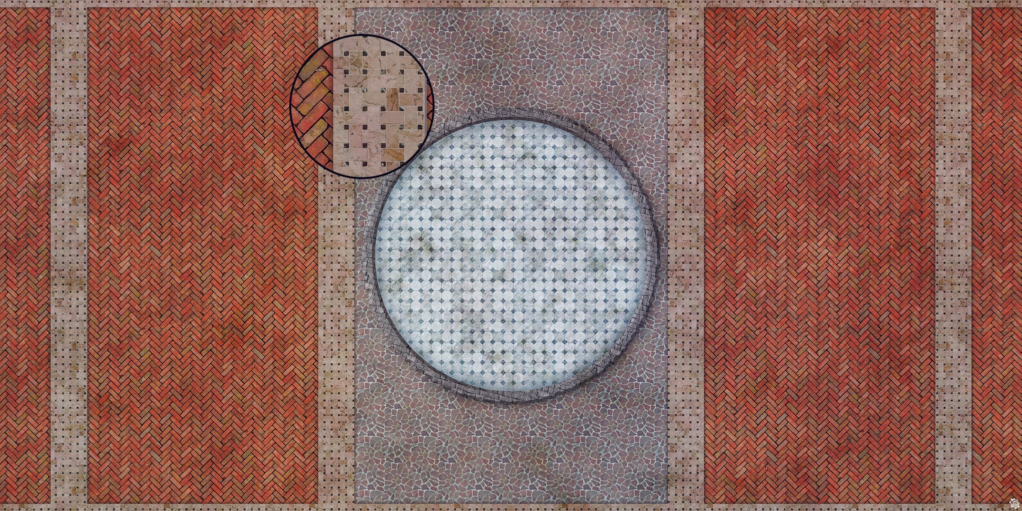 Mats by Mars: Piazza Tabletop Wargaming Play Mat
