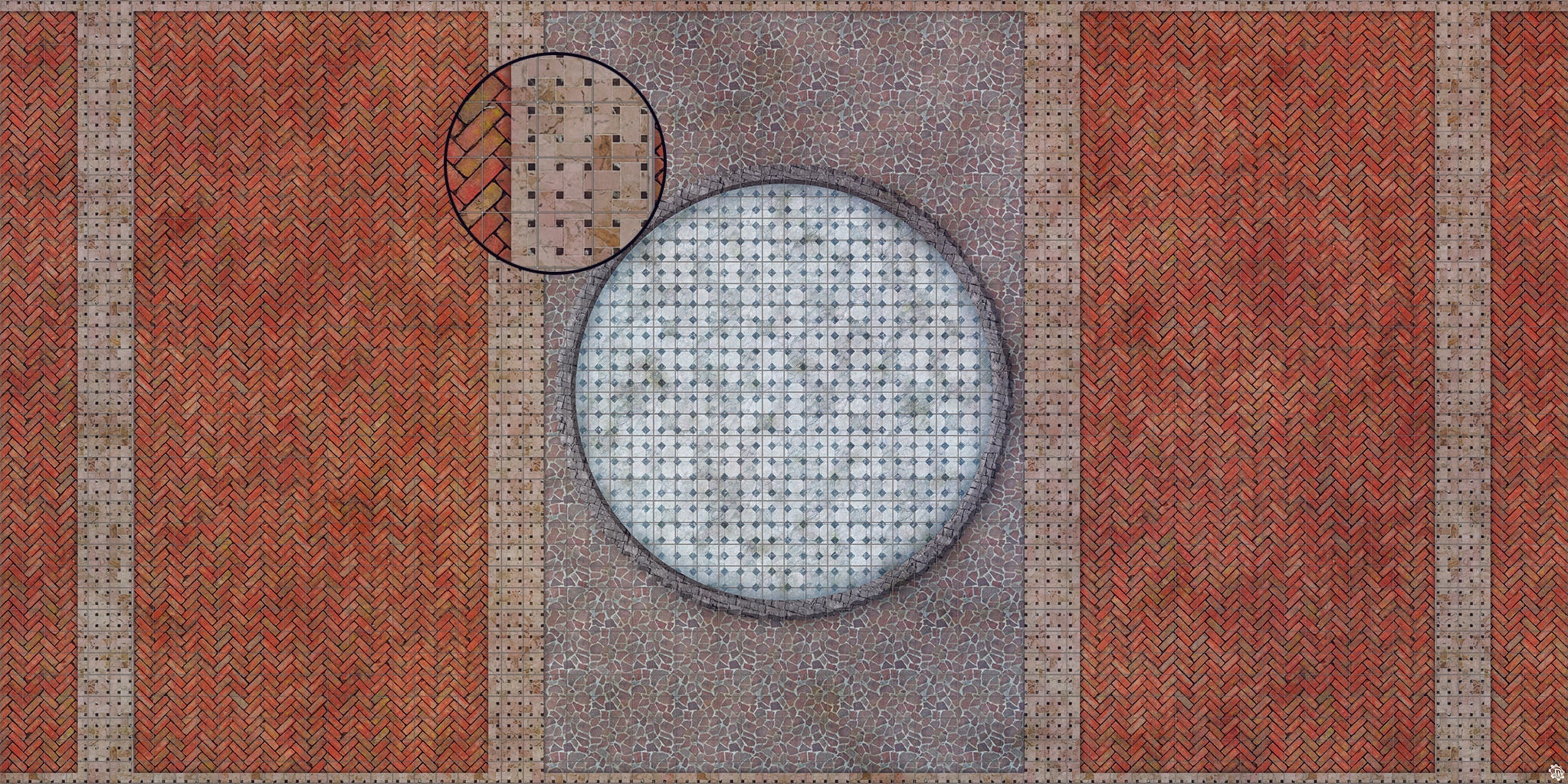 Mats by Mars: Piazza Tabletop Wargaming Play Mat