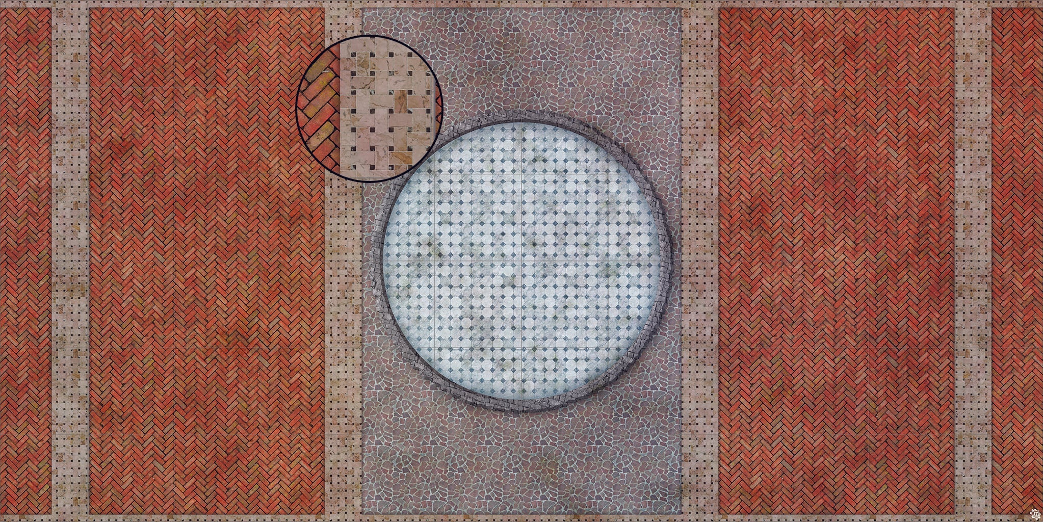 Mats by Mars: Piazza Tabletop Wargaming Play Mat