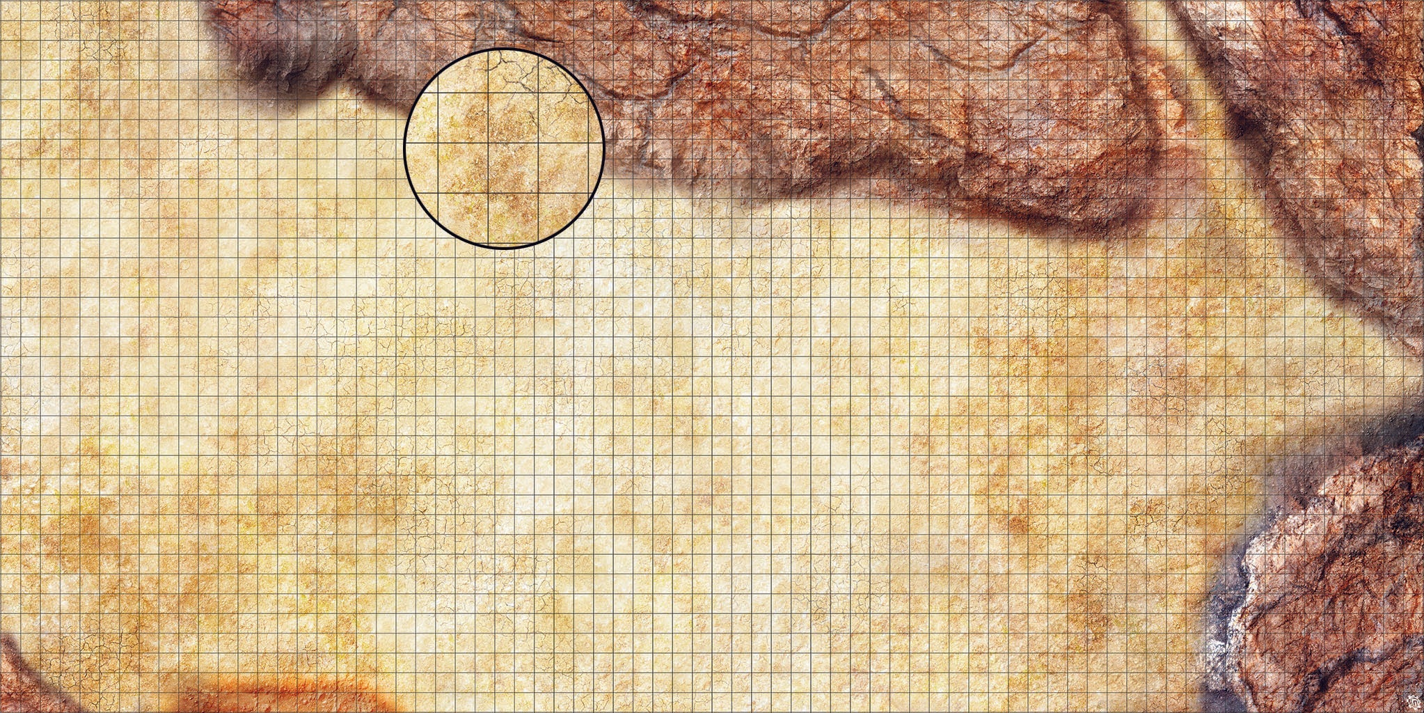 Mats by Mars: Desert Canyon Tabletop Wargaming Play Mat