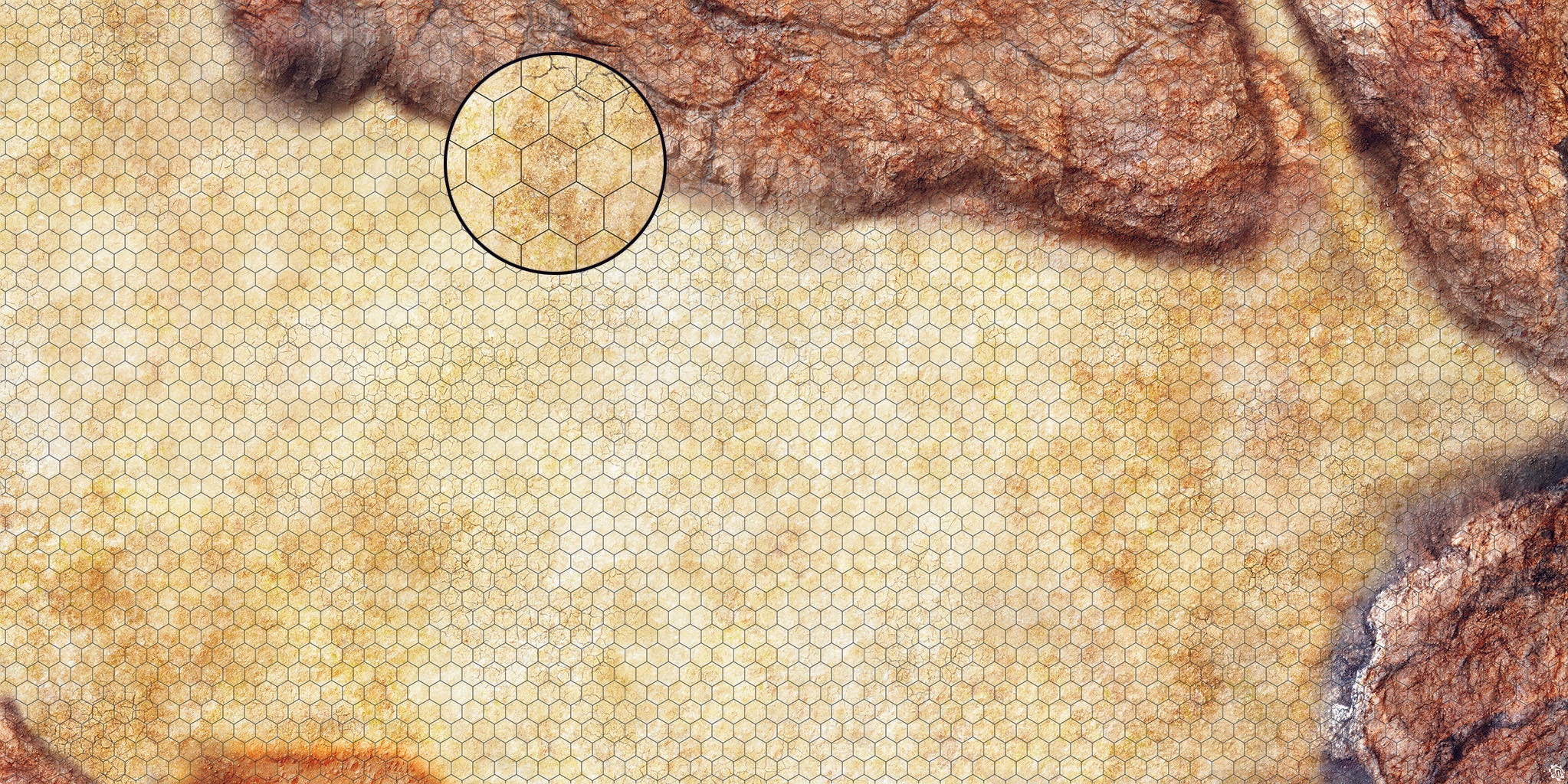 Mats by Mars: Desert Canyon Tabletop Wargaming Play Mat