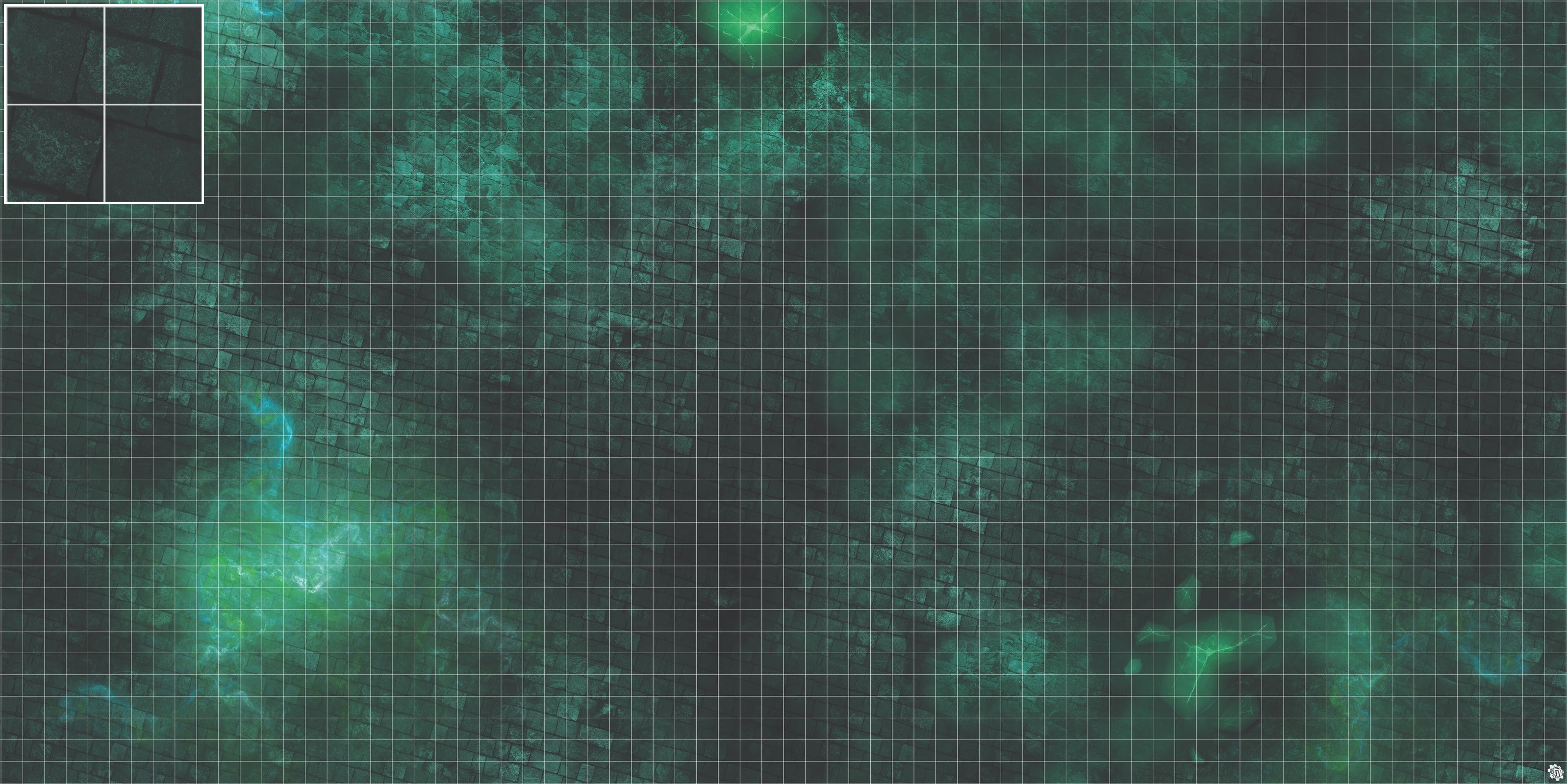 Mats by Mars: Noxious Sewer Tabletop Wargaming Play Mat
