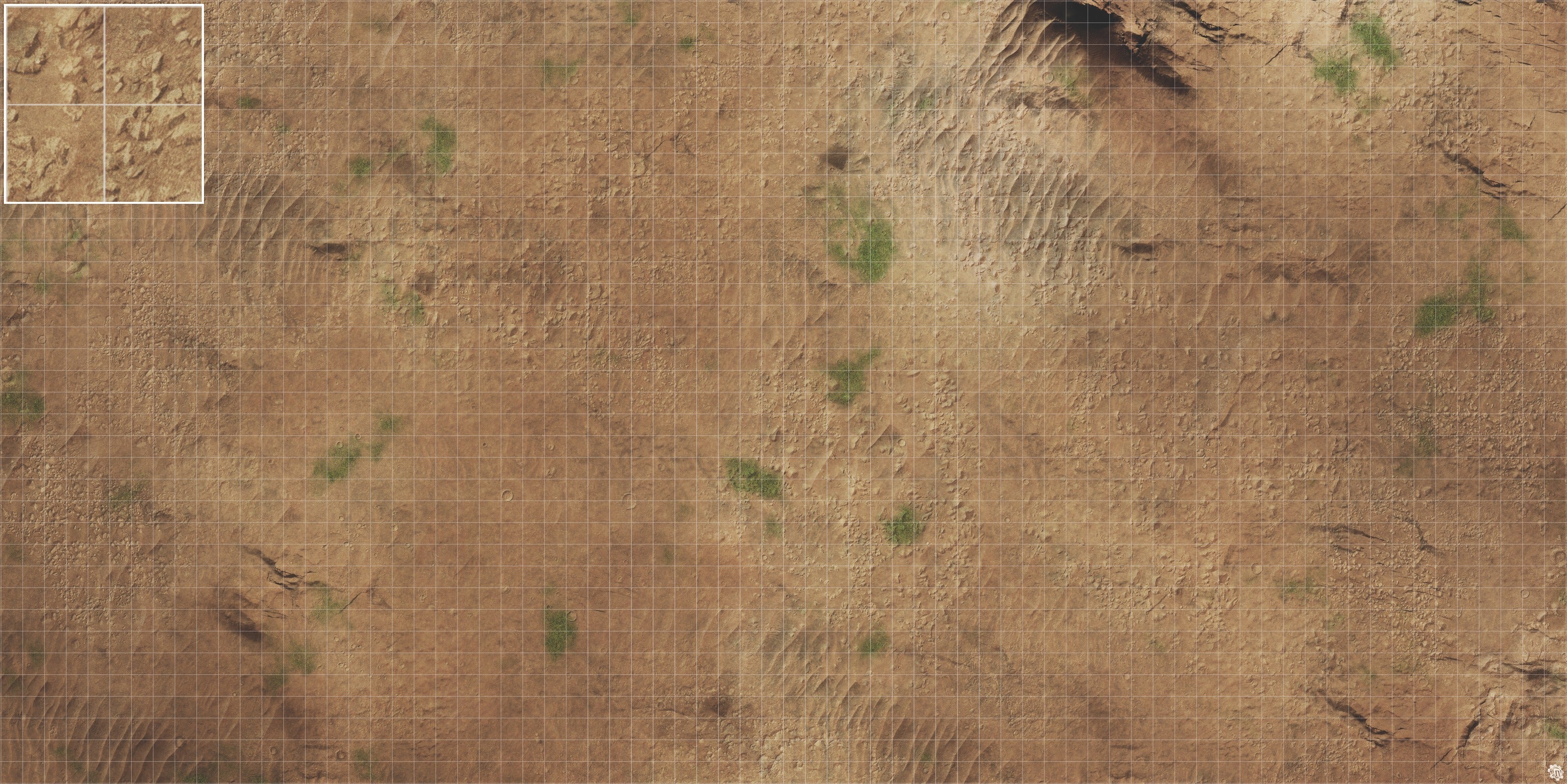Mats by Mars: Blistering Expanse Wargaming Play Mat