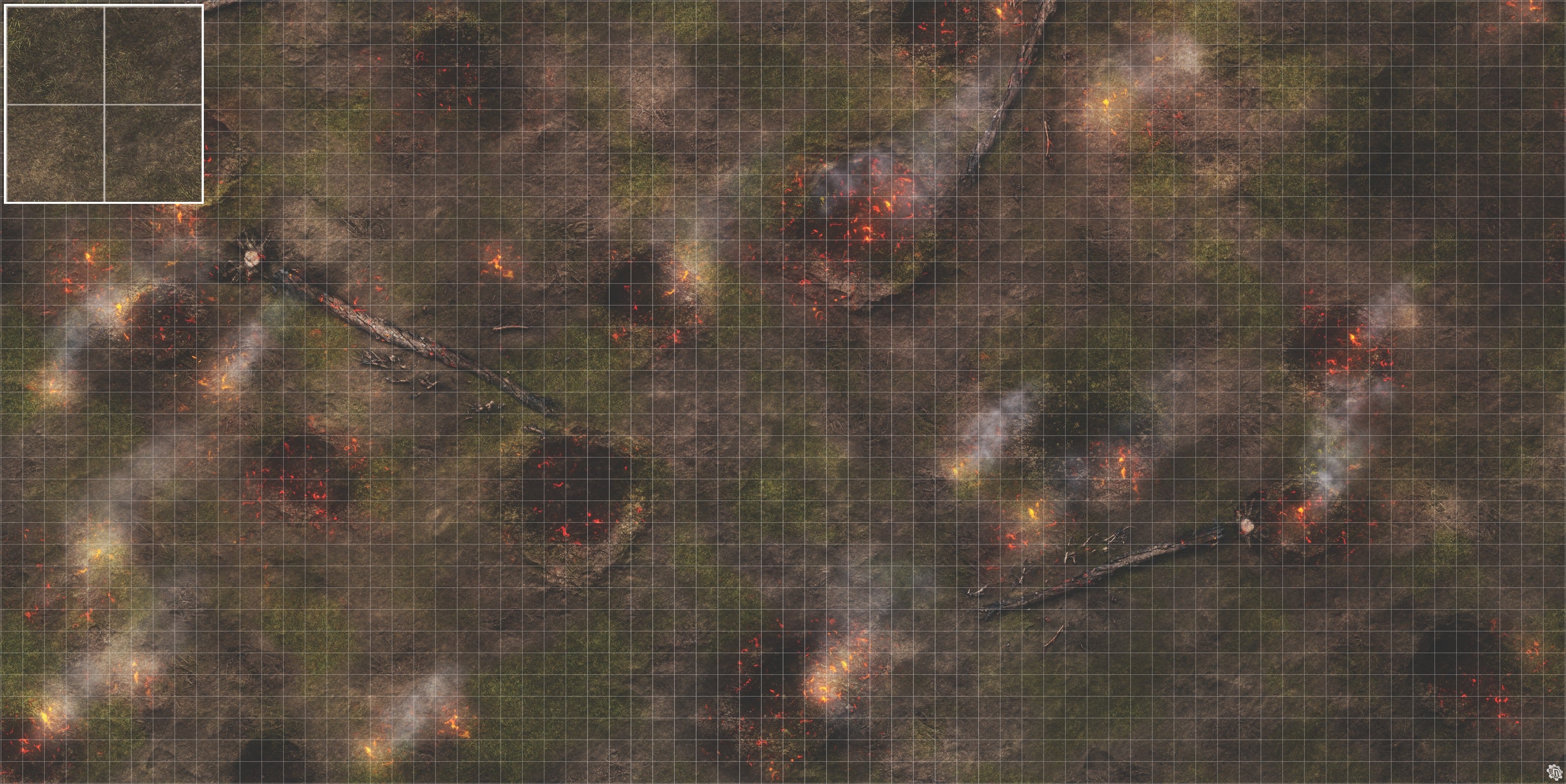 Mats by Mars: Mortar Combat Wargaming Play Mat