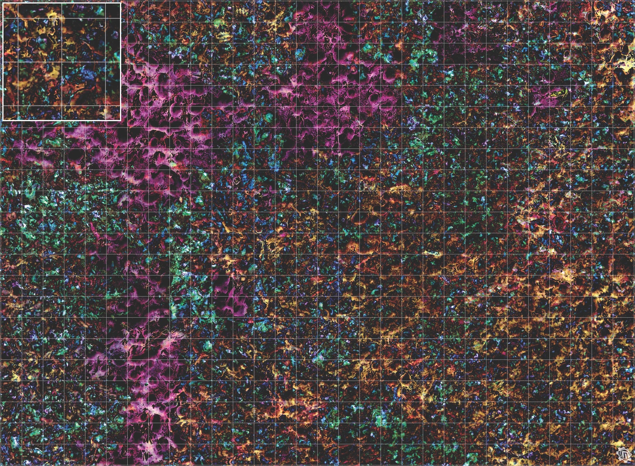 Mats by Mars: Mushroom Forest Tabletop Wargaming Play Mat