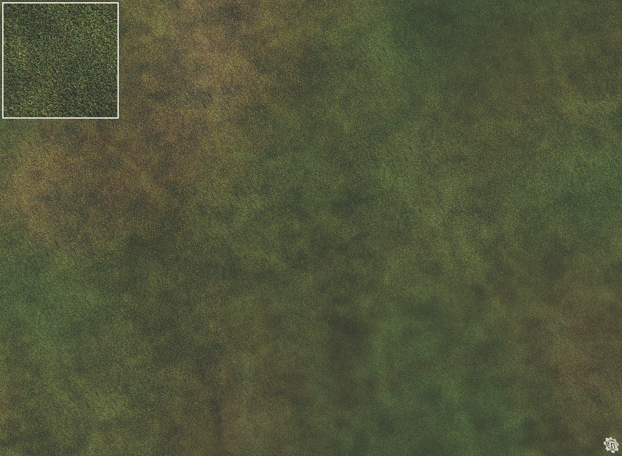 Mats by Mars: Green Meadow Tabletop Wargaming Play Mat