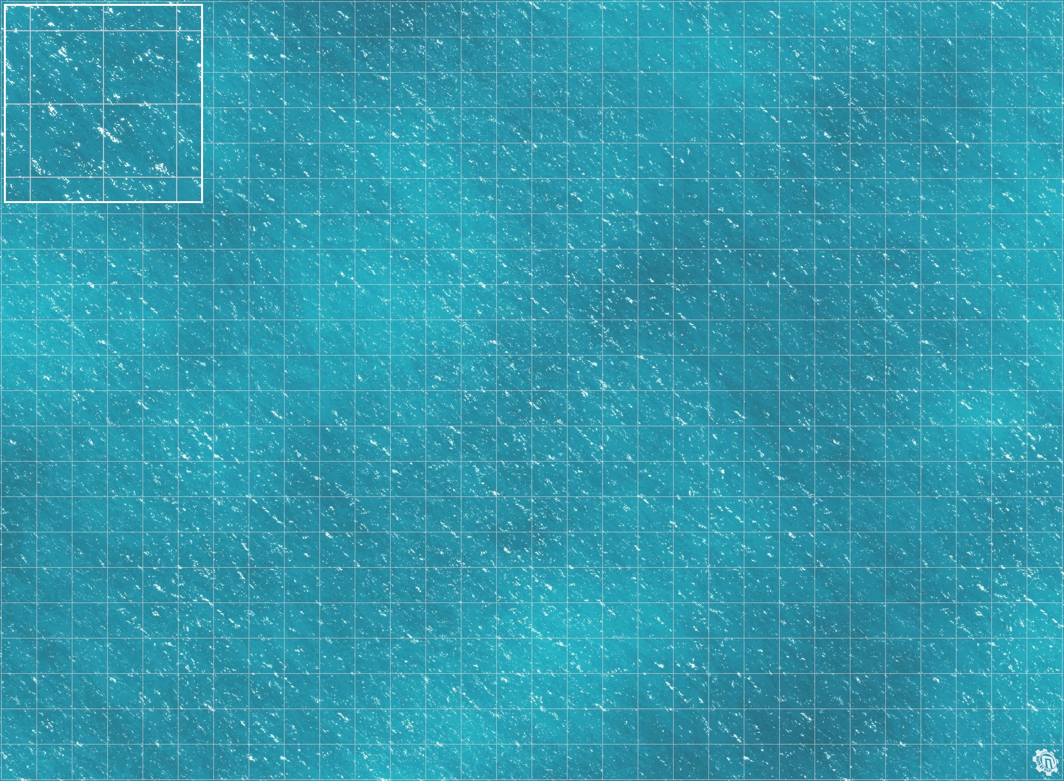 Mats by Mars: Sunny Caribbean Tabletop Wargaming Play Mat