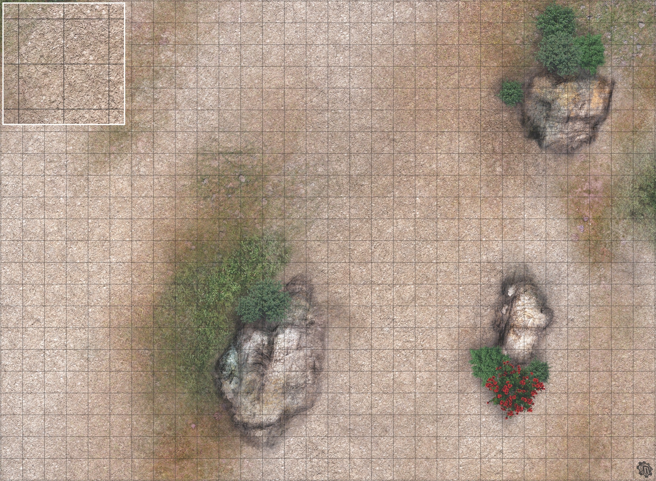 Mats by Mars: Hellenic Plateau Tabletop Wargaming Play Mat