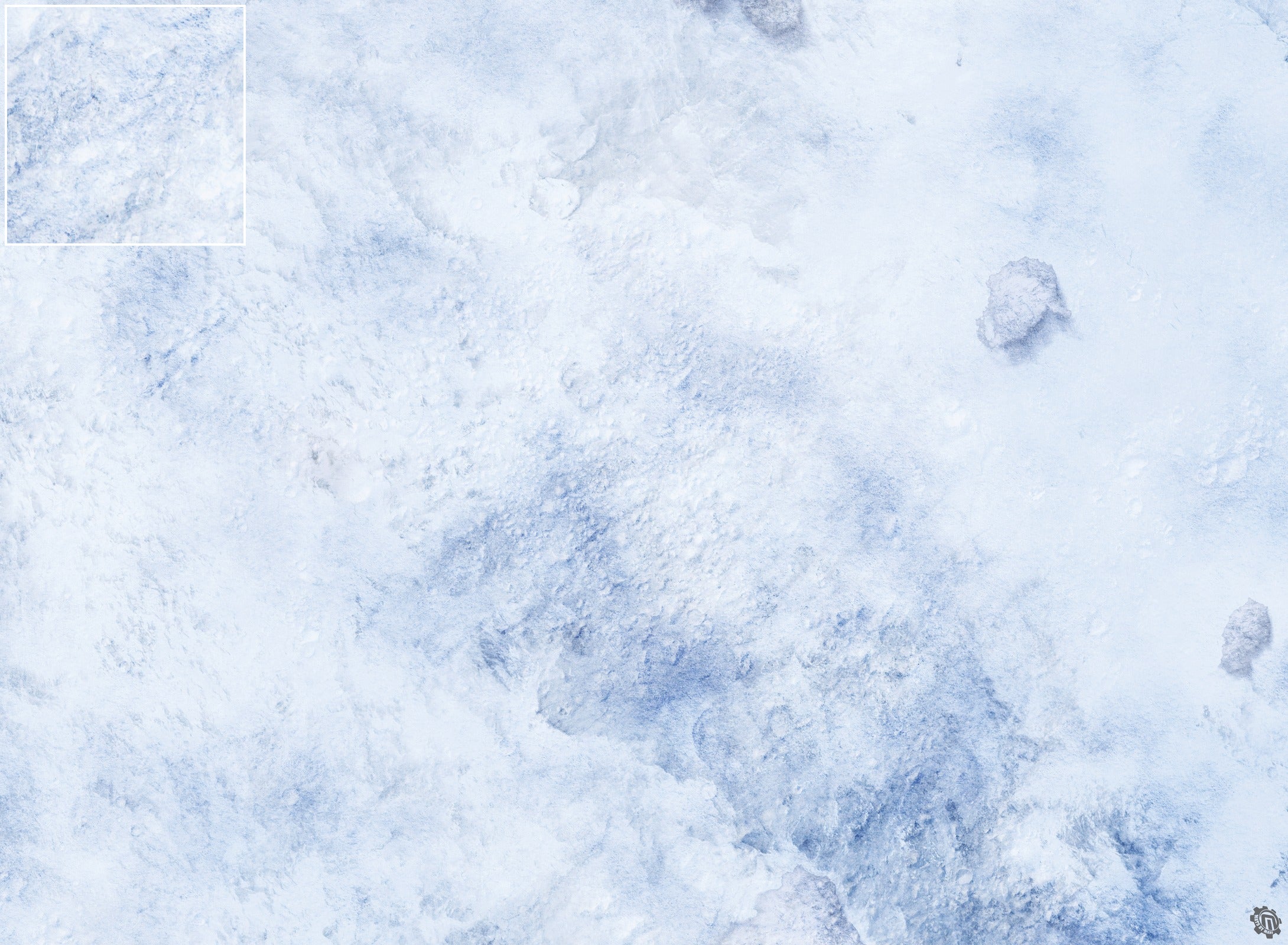 Mats by Mars: Glacial Pass Tabletop Wargaming Play Mat