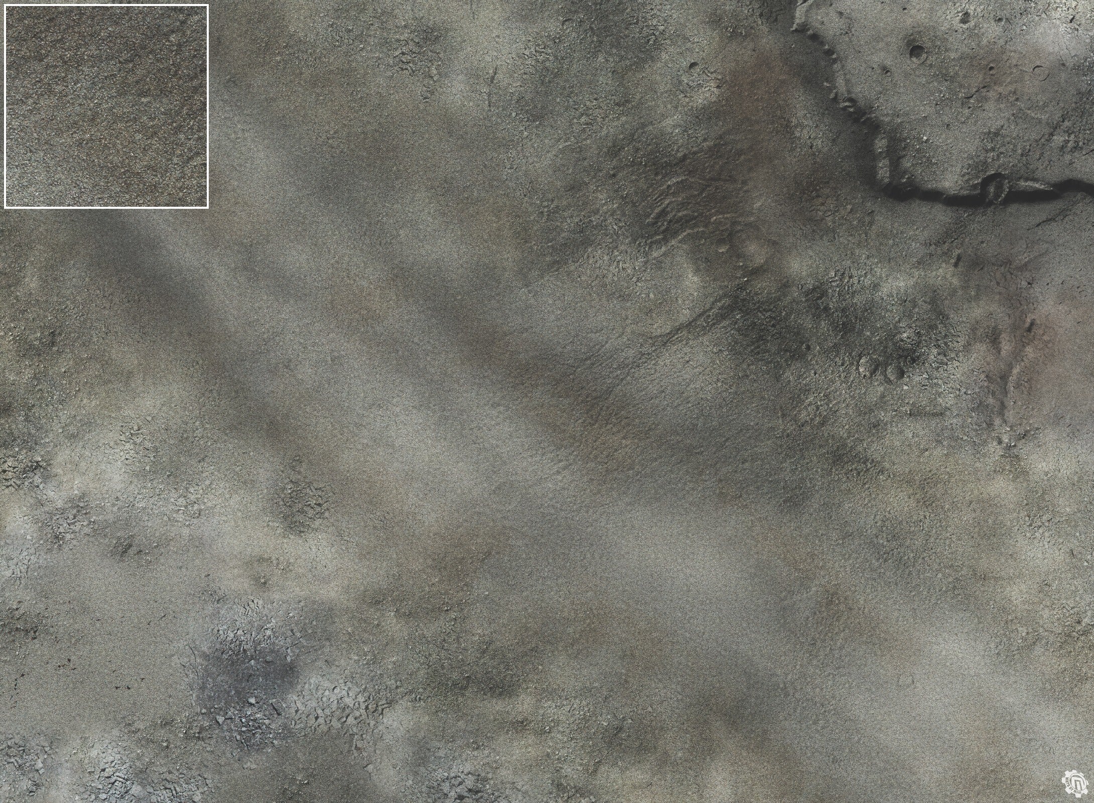 Mats by Mars: Ashen Wastes Tabletop Wargaming Play Mat