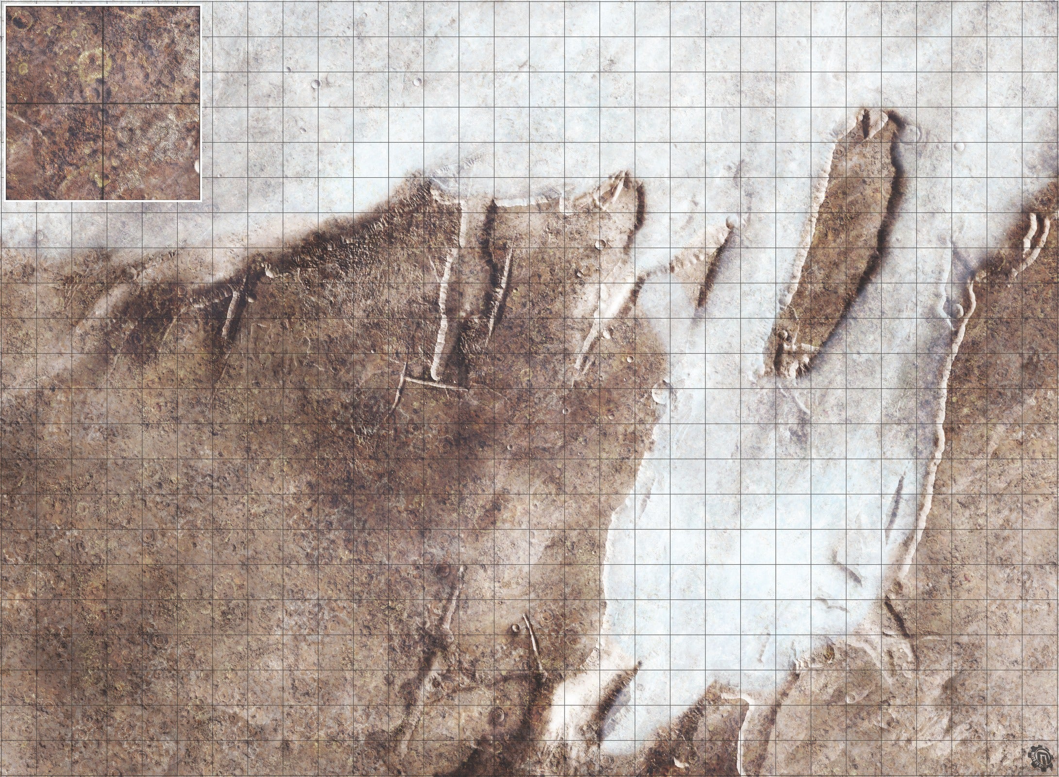 Mats by Mars: Bleached Bone Gulch Tabletop Wargaming Play Mat