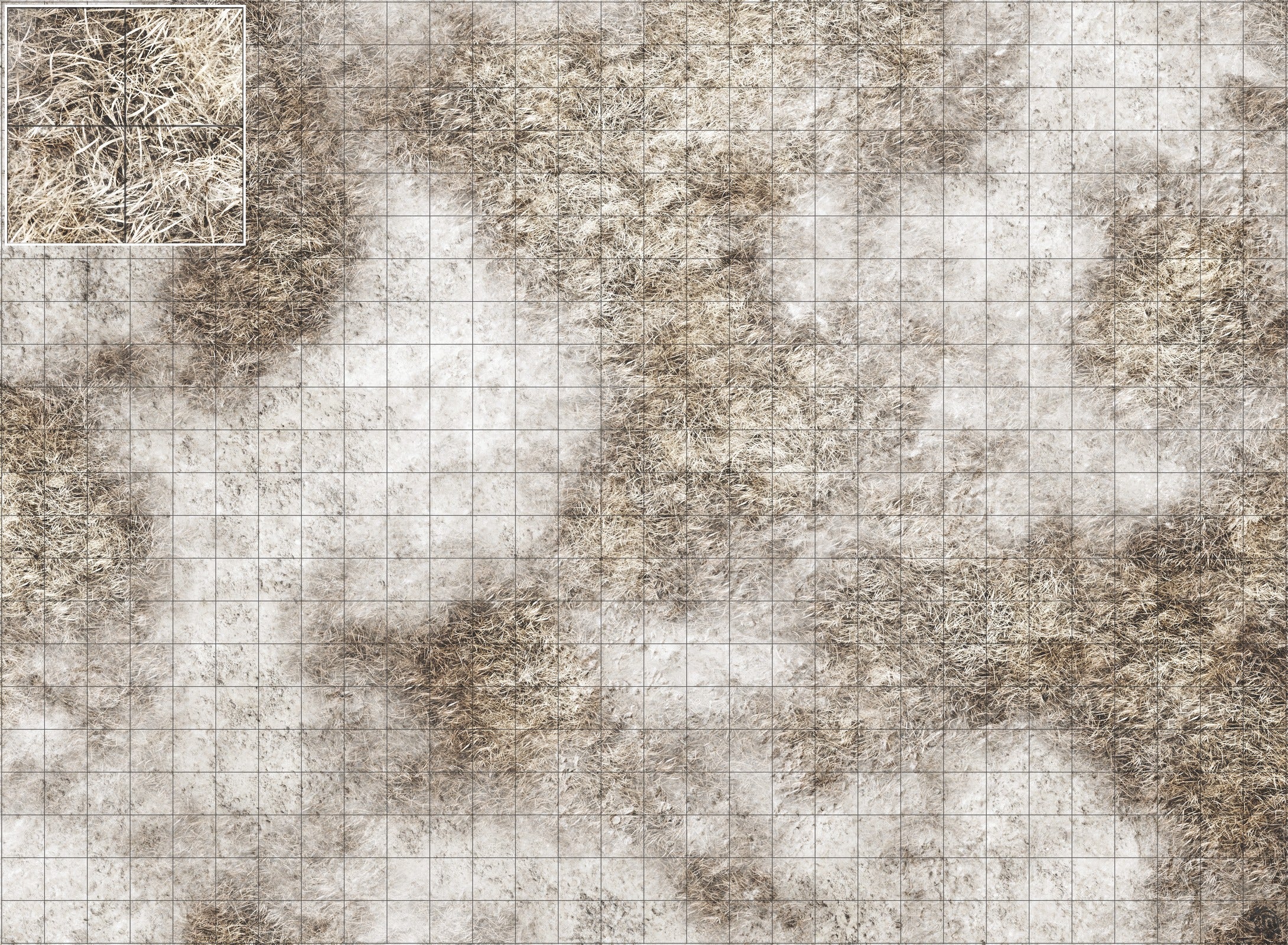 Mats by Mars: Sagebrush Steppes Tabletop Wargaming Play Mat