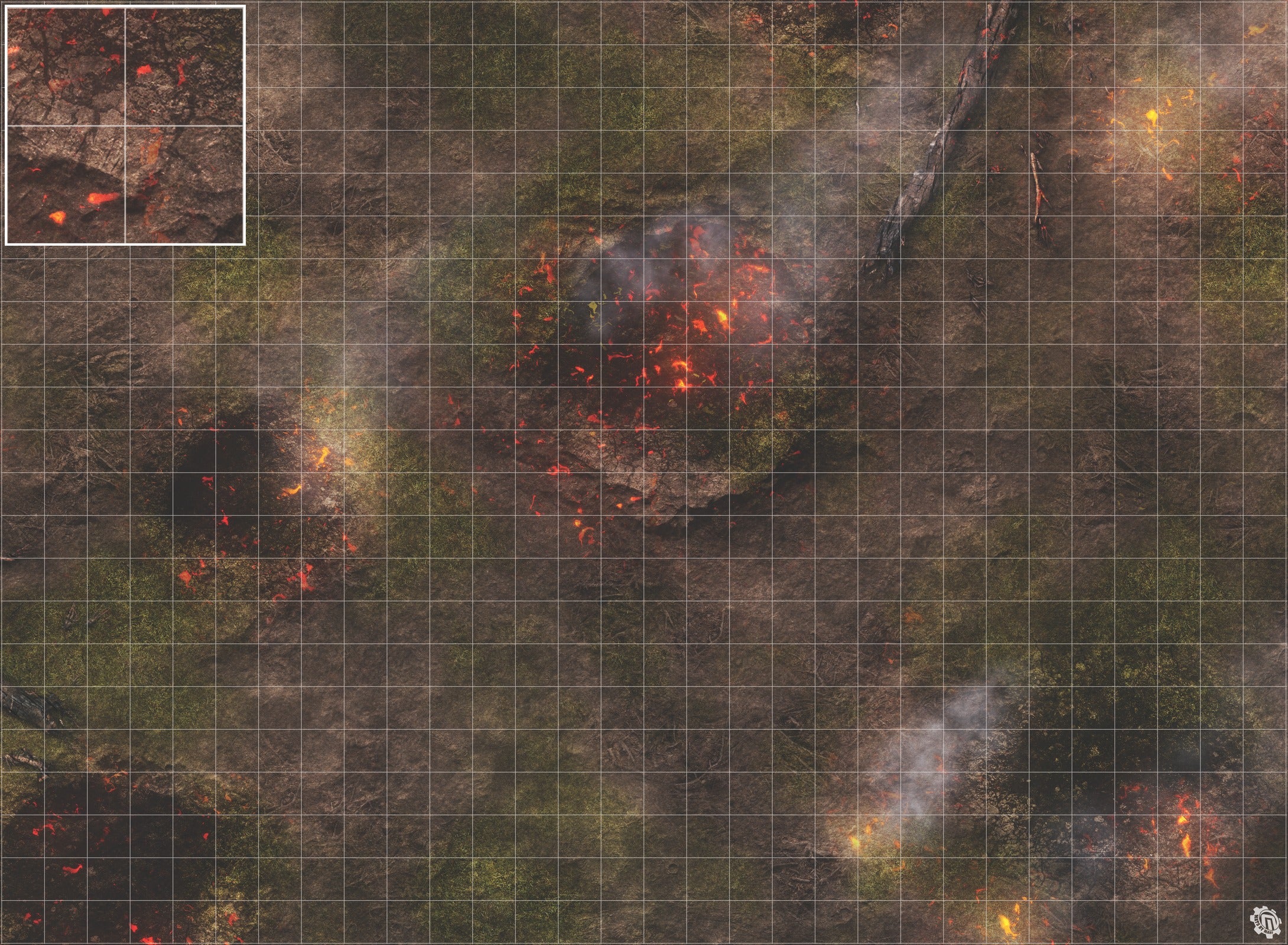 Mats by Mars: Mortar Combat Wargaming Play Mat