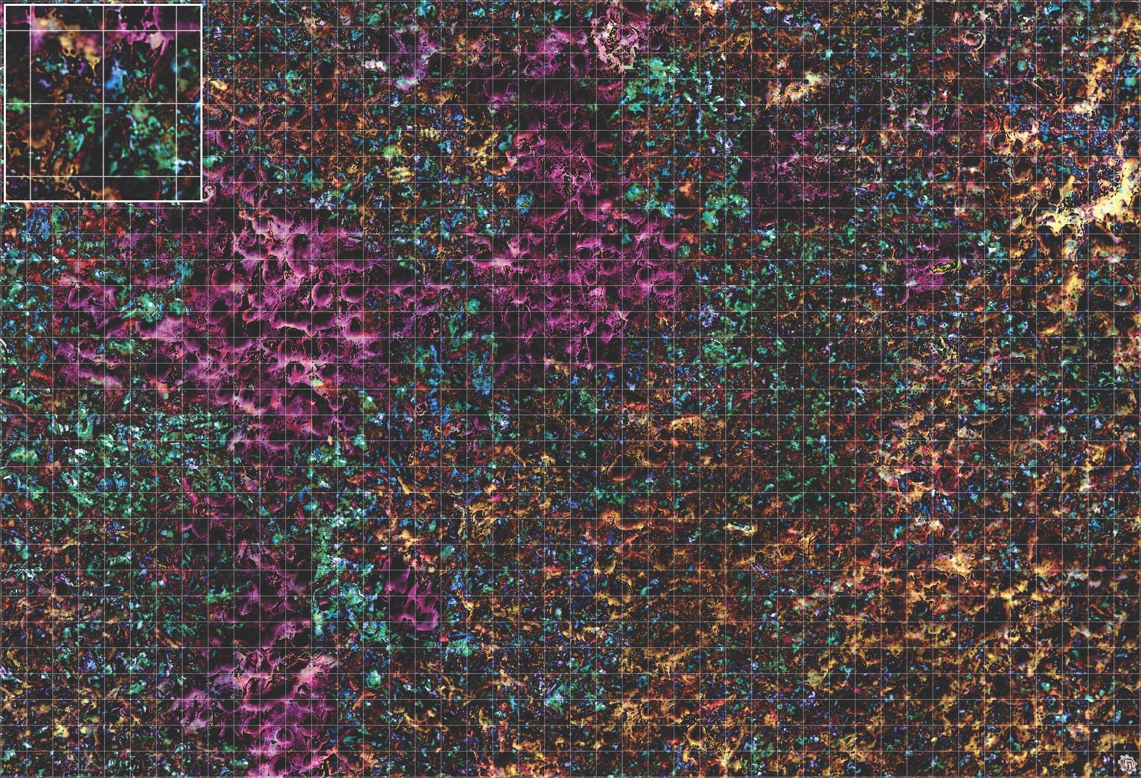 Mats by Mars: Mushroom Forest Tabletop Wargaming Play Mat