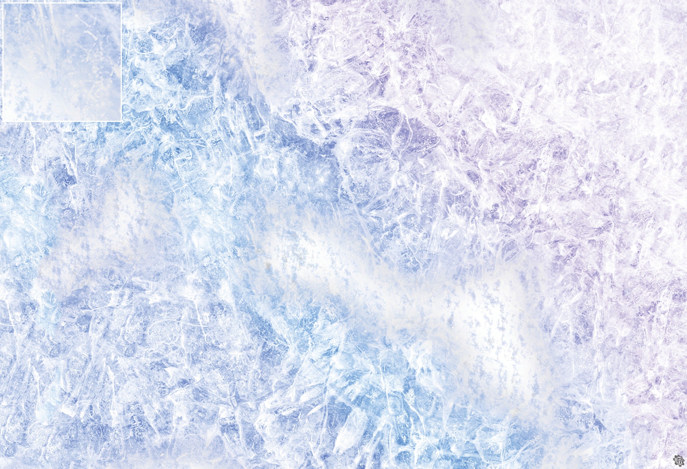 Mats by Mars: Frozen Lake Tabletop Wargaming Play Mat