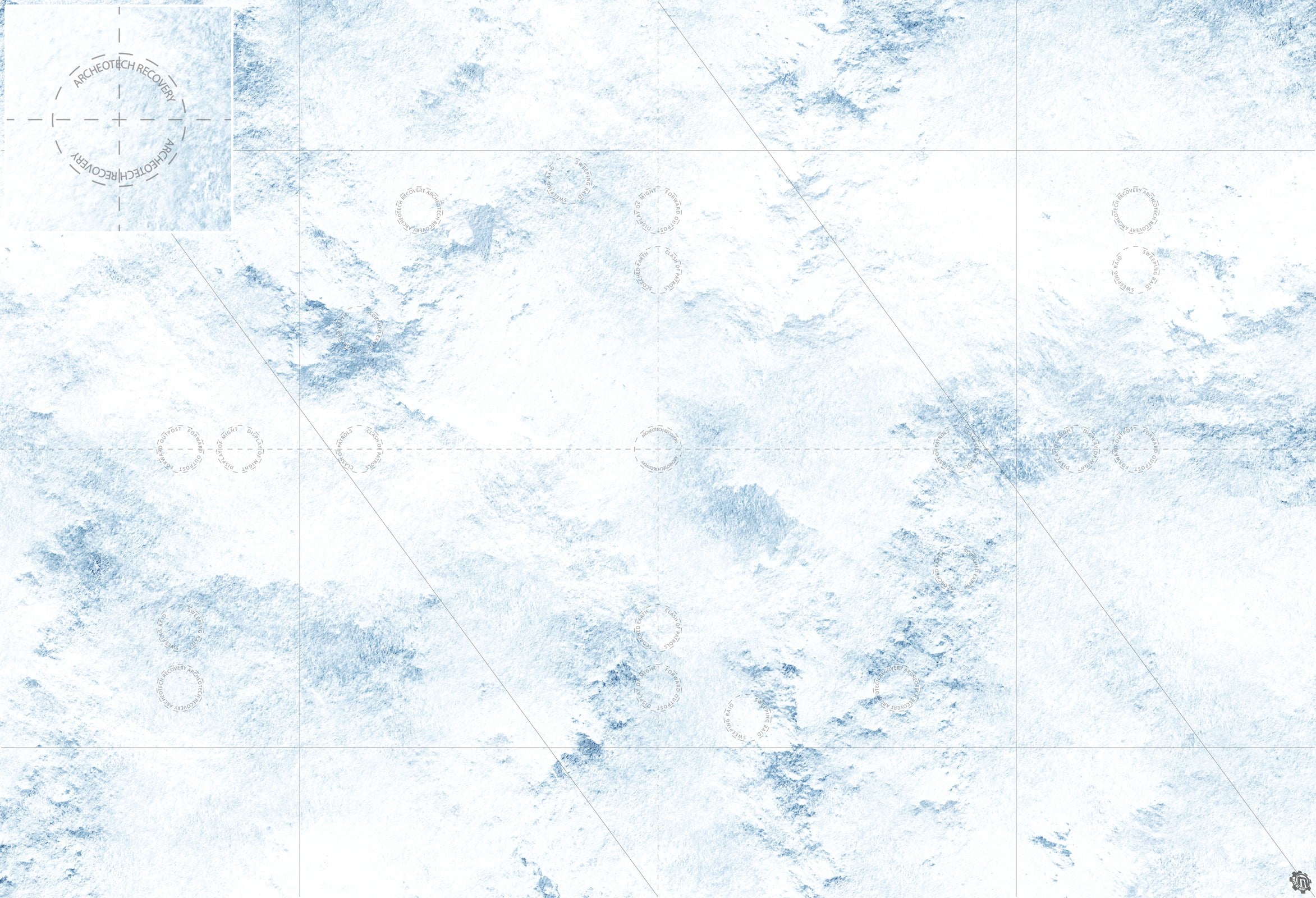Mats by Mars: Winter's Wrath Tabletop Wargaming Play Mat