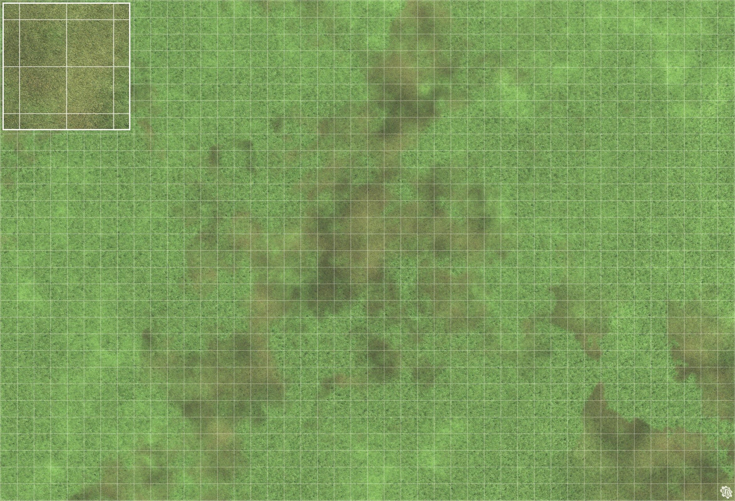 Mats by Mars: Verdant Fields Tabletop Wargaming Play Mat