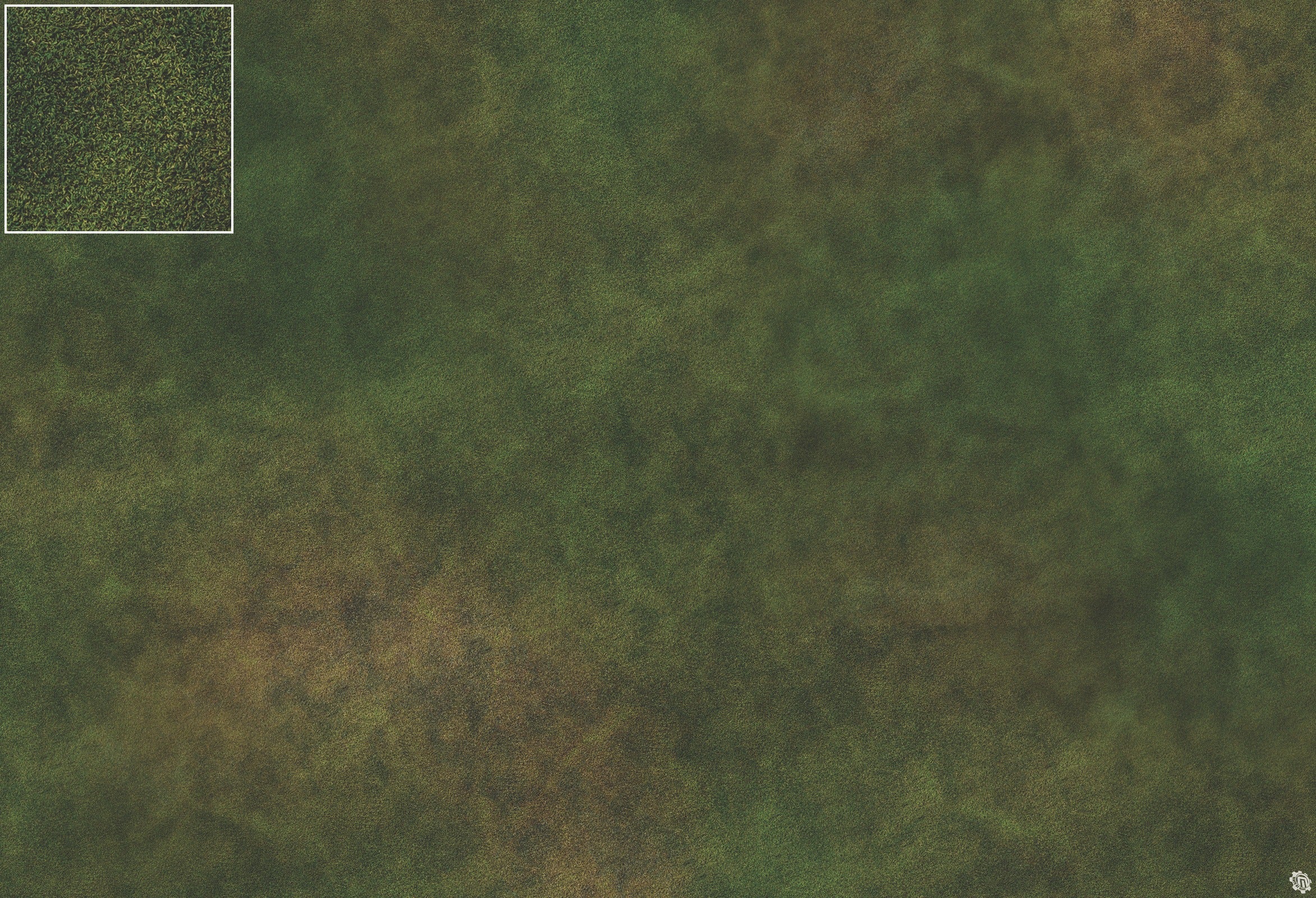 Mats by Mars: Green Meadow Tabletop Wargaming Play Mat