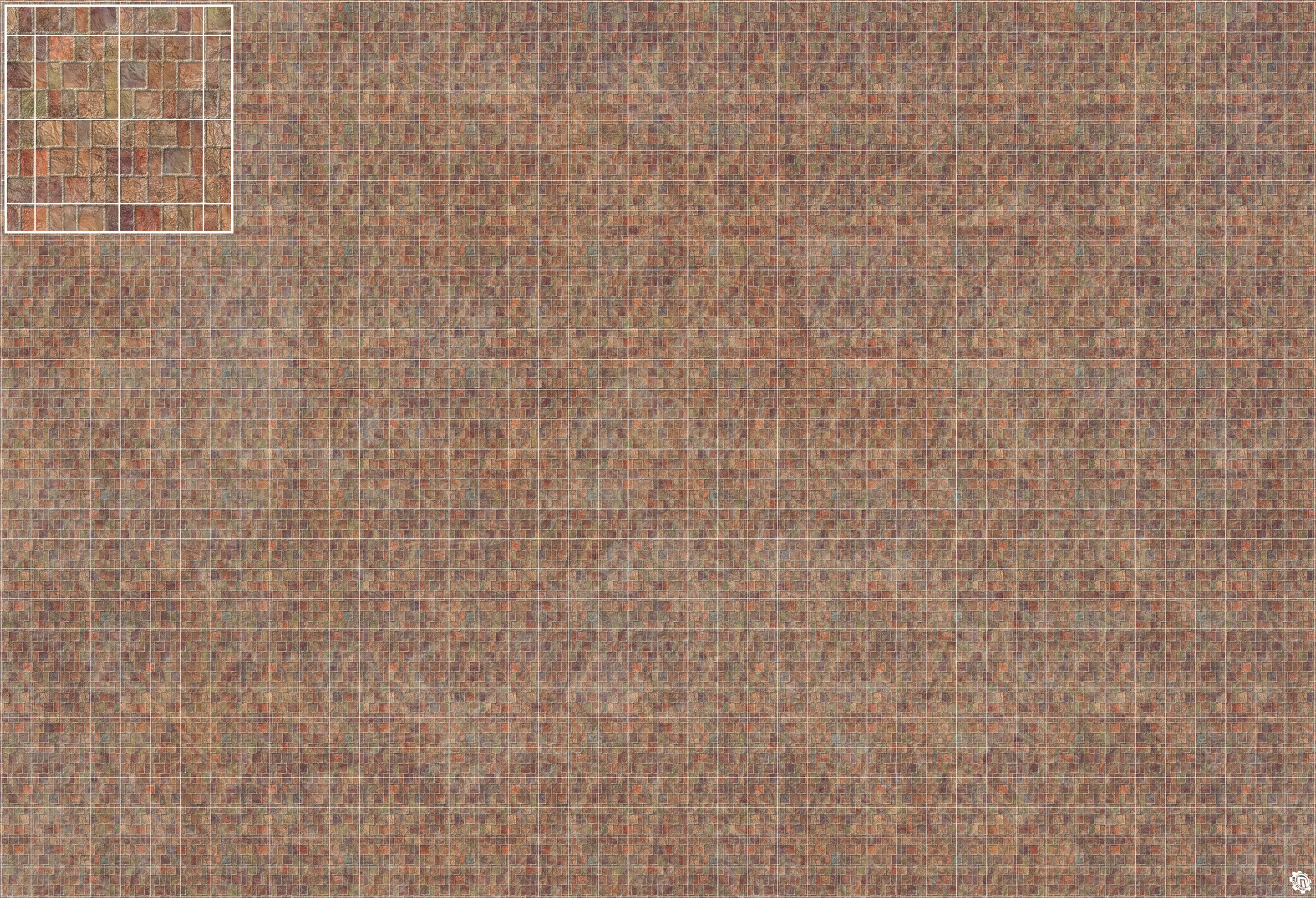 Mats by Mars: Sett in Stone (Red) Tabletop Wargaming Play Mat