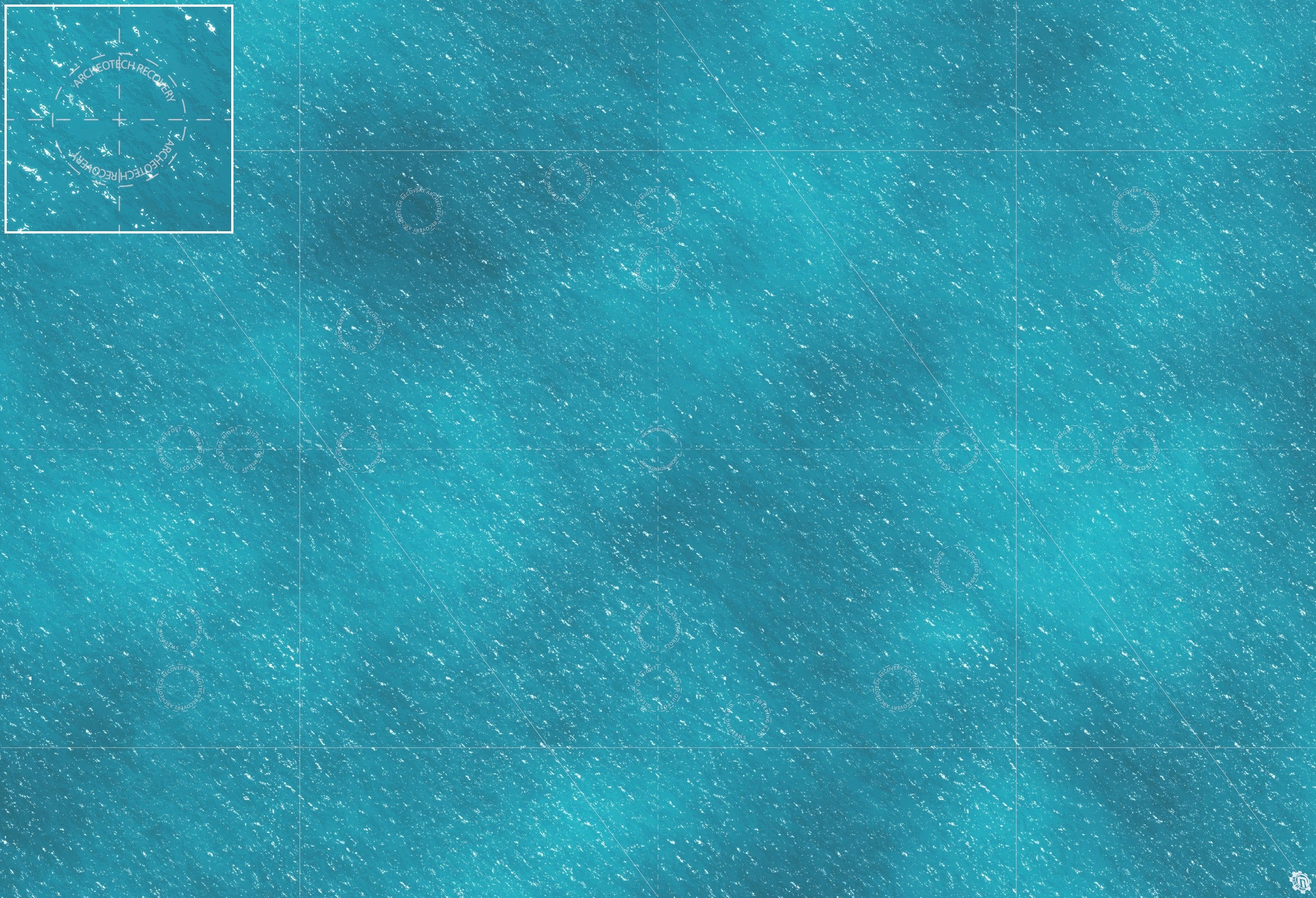 Mats by Mars: Sunny Caribbean Tabletop Wargaming Play Mat