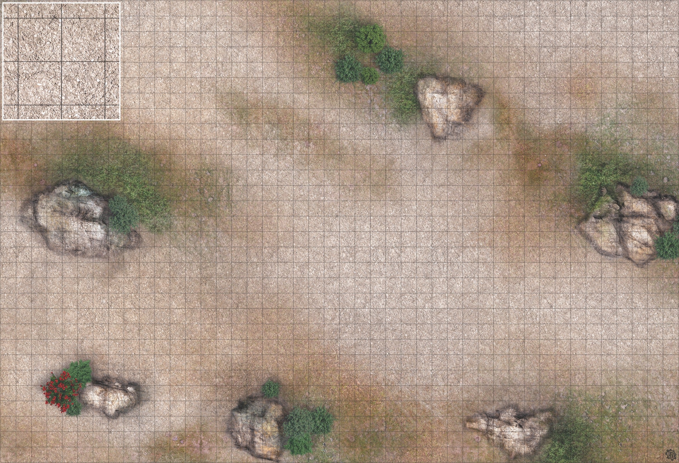 Mats by Mars: Hellenic Plateau Tabletop Wargaming Play Mat
