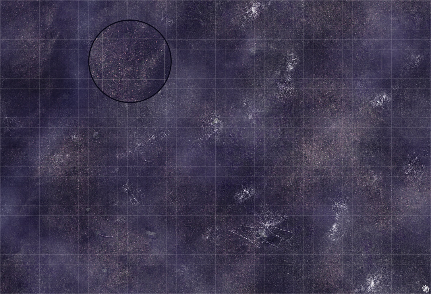 Mats by Mars: Moonlight Cobwebs Tabletop Wargaming Play Mat