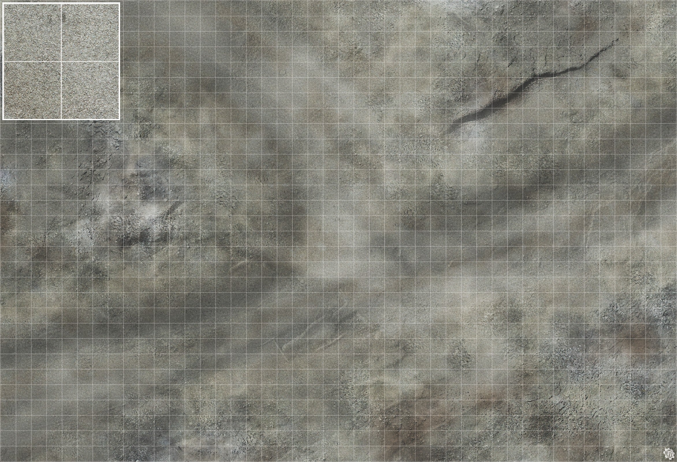Mats by Mars: Ashen Wastes Tabletop Wargaming Play Mat