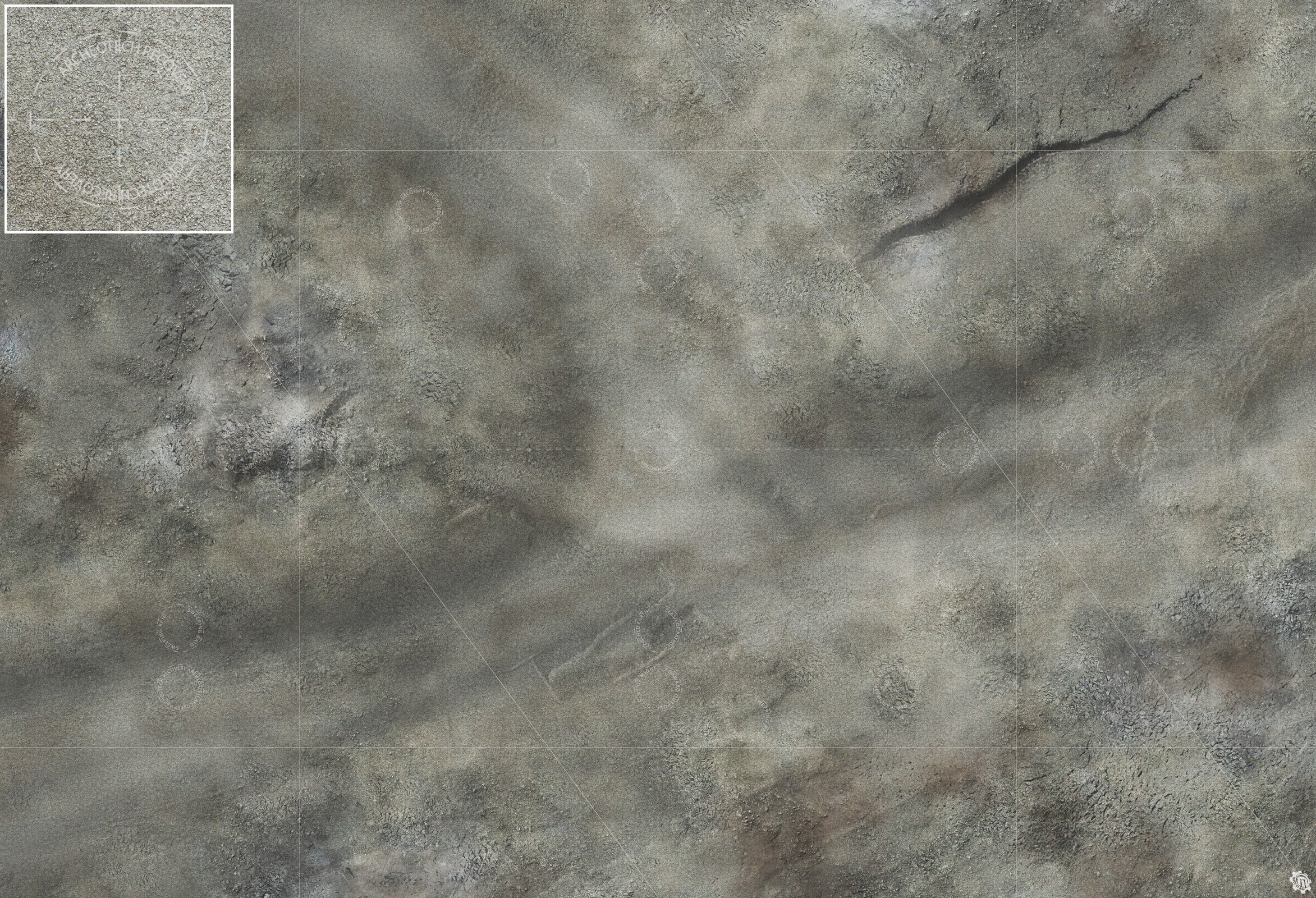 Mats by Mars: Ashen Wastes Tabletop Wargaming Play Mat