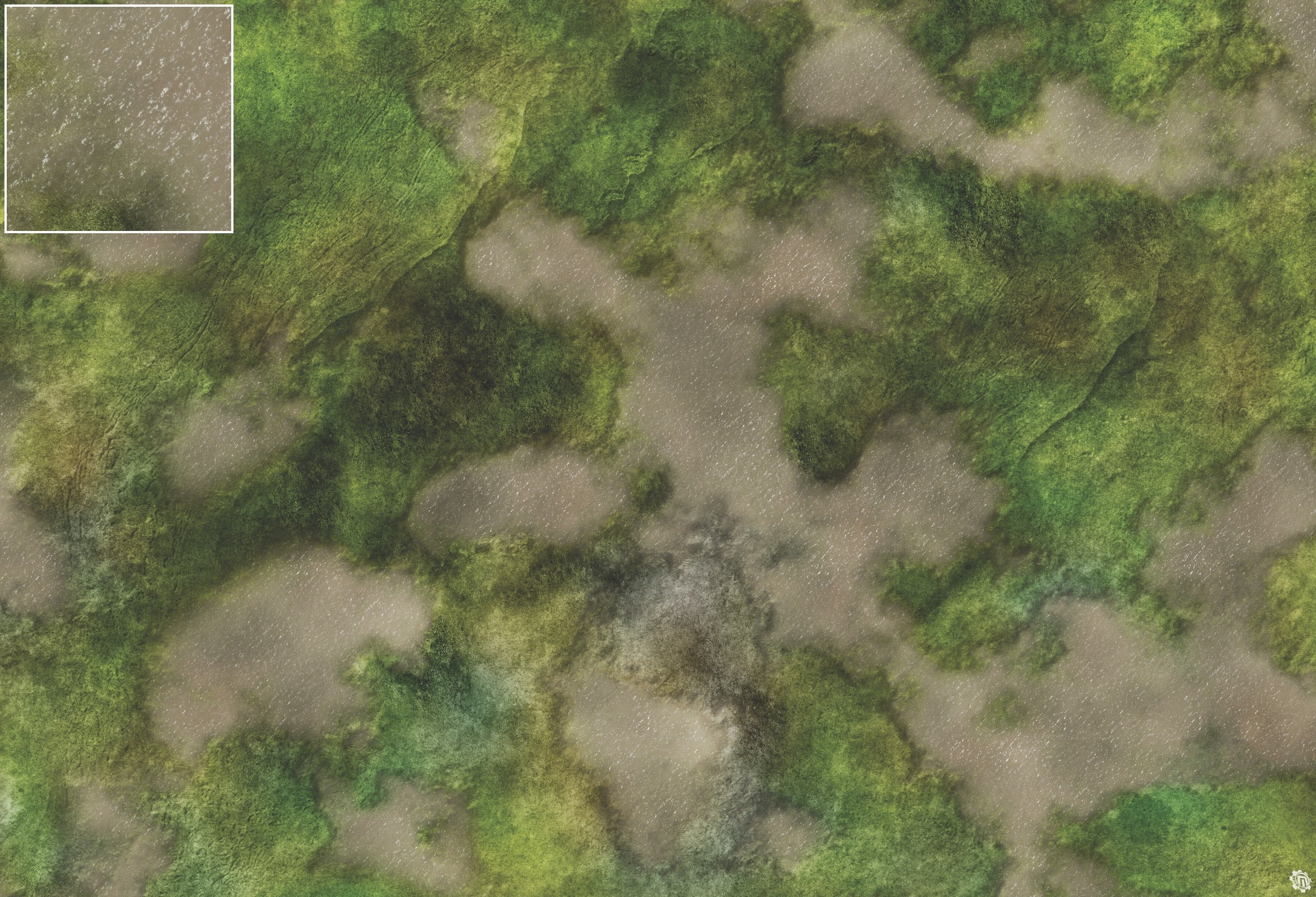Mats by Mars: Bayou Country Tabletop Wargaming Play Mat