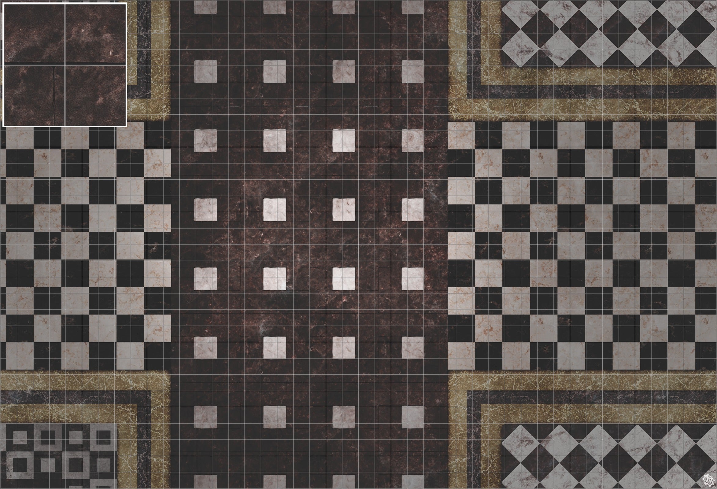 Mats by Mars: Manor Hall Tabletop Wargaming Play Mat